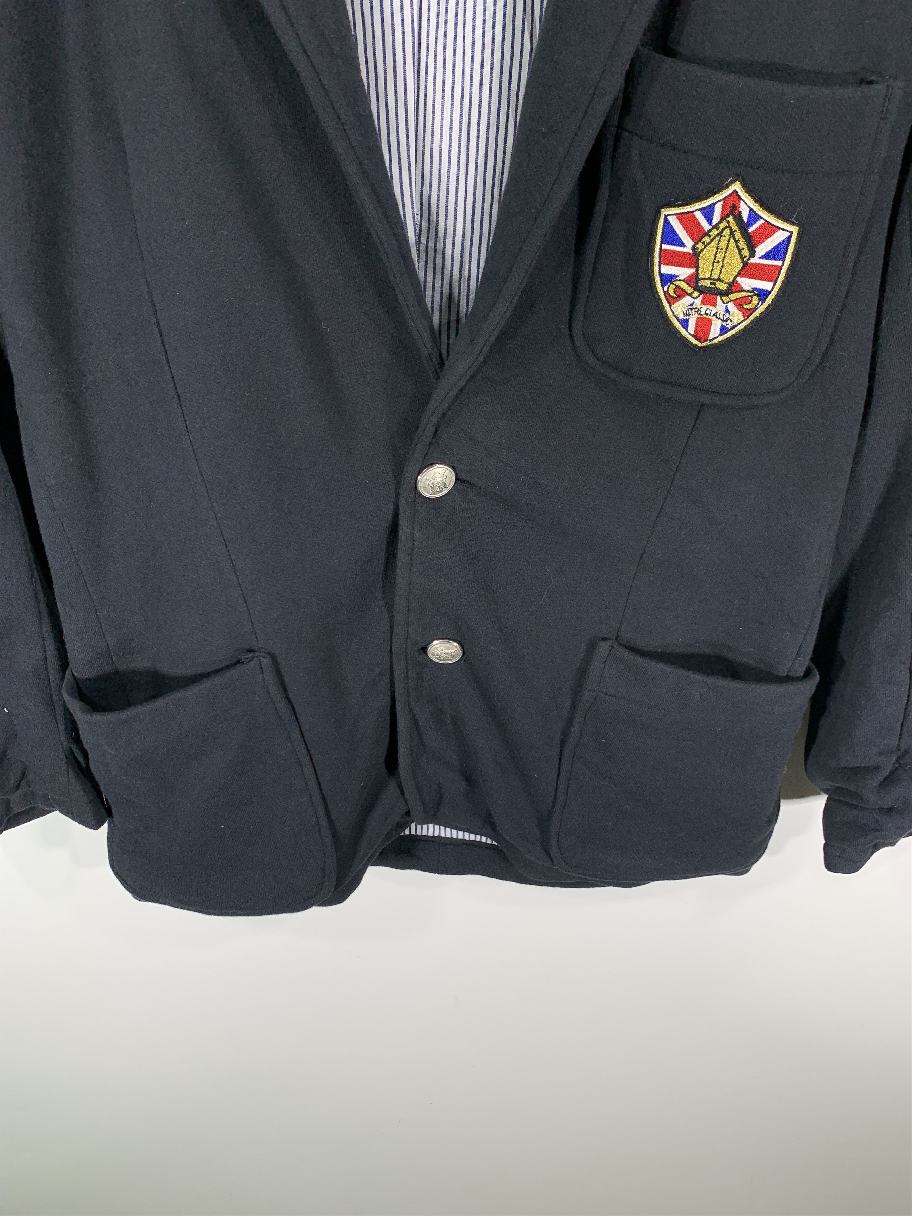 Japanese Brand Mitre brand Sweat Blazer Stylo Size US S / EU 44-46 / 1 - 2 Thumbnail
