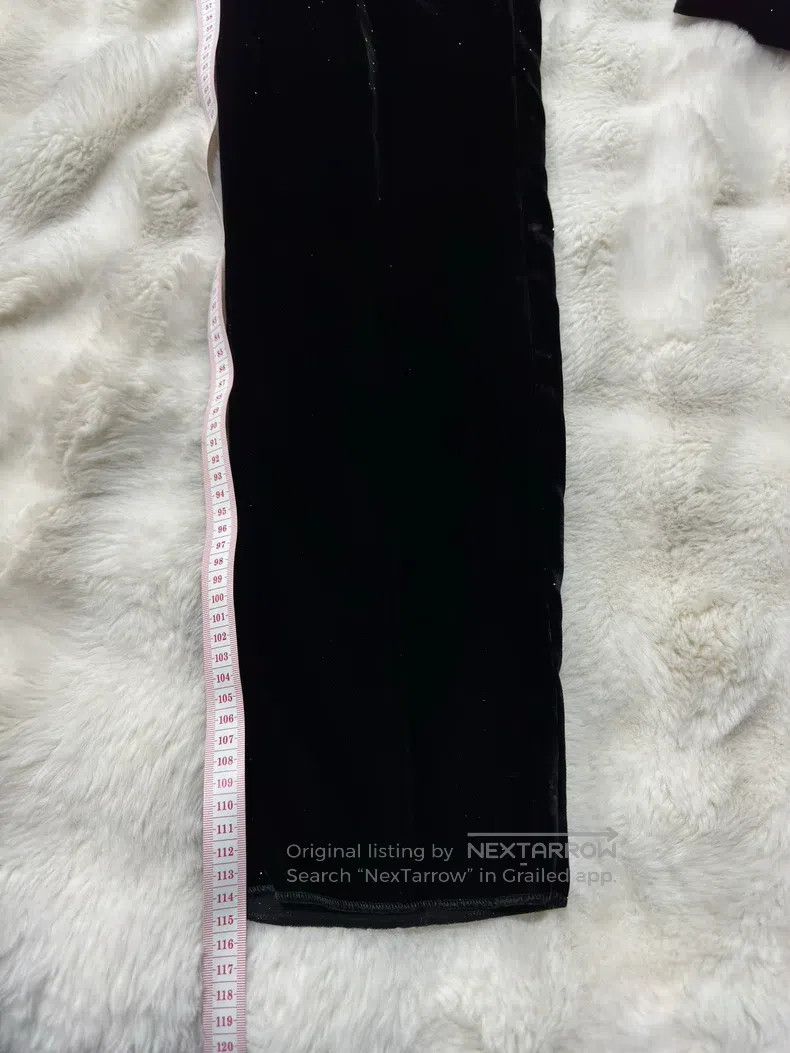 Saint Laurent Paris Saint Laurent Paris Starry Galaxy Velvet Trousers Size US 34 / EU 50 - 8 Thumbnail