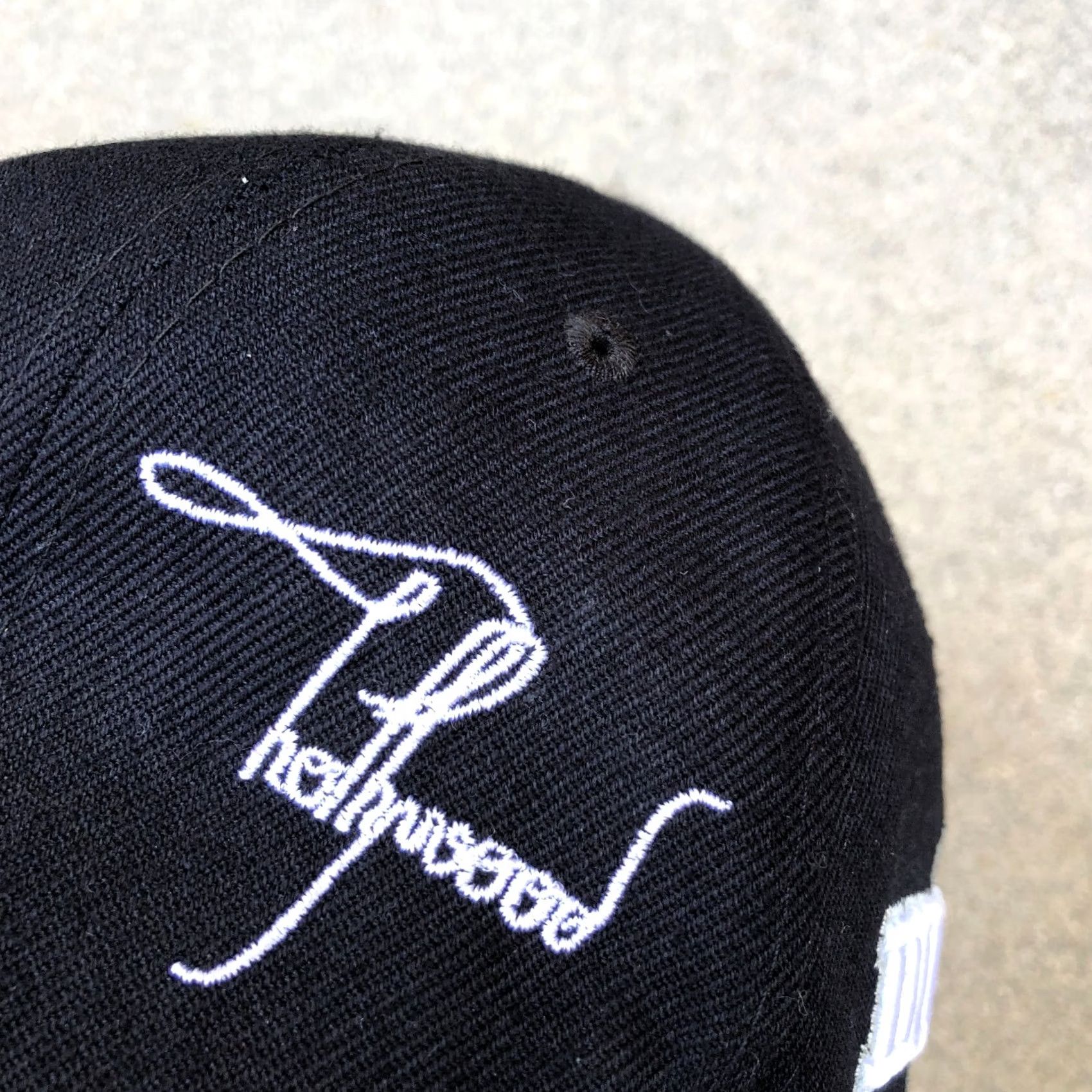 Vintage VTG SkyCap Hollywood California Baseball Hat Men's Tourist Retro Black Cap One Size Mens Black Baseball Cap Size ONE SIZE - 4 Thumbnail