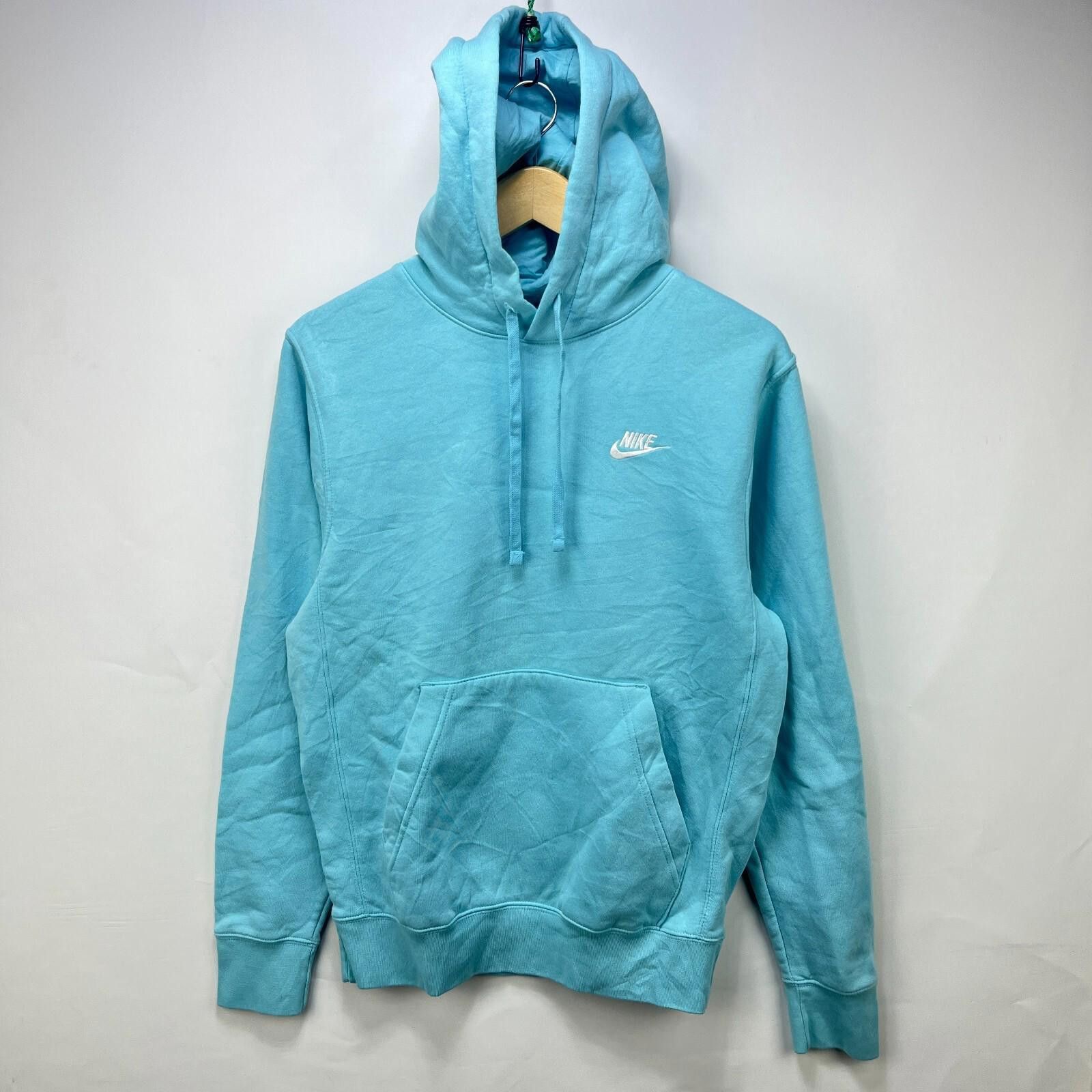 Nike Vintage Y2K Nike Hoodie Size XS Baby Blue Size US XS / EU 42 / 0 - 1 Thumbnail