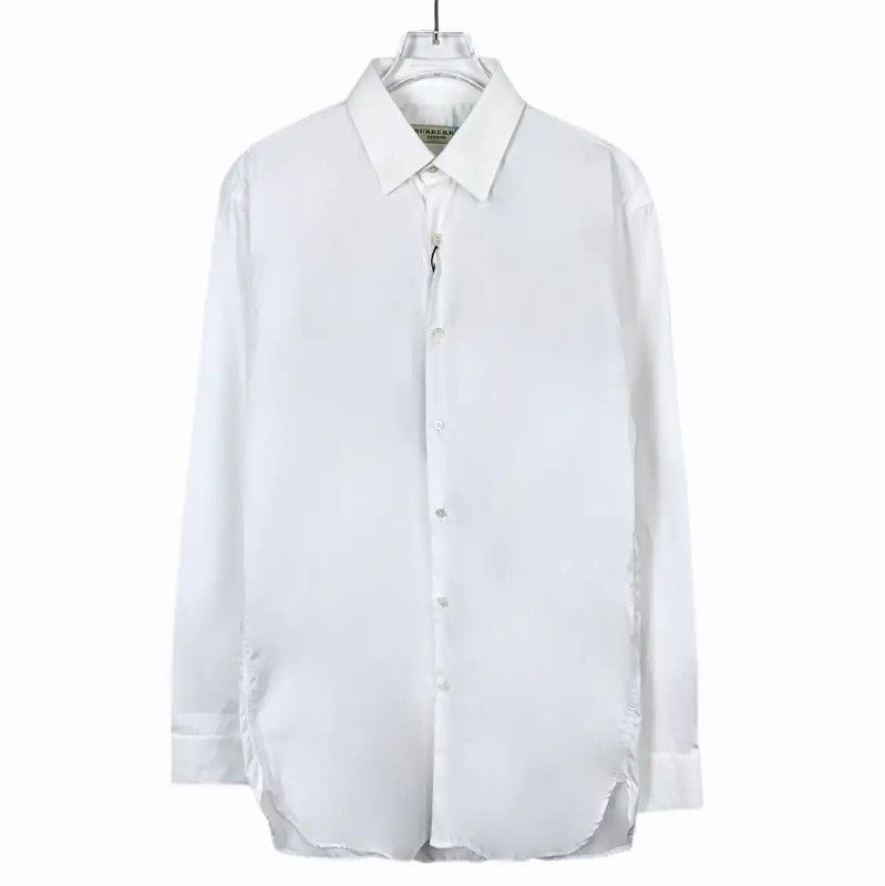 Burberry Burberry White Cotton Long Sleeve Shirt Size S / US 4 / IT 40 - 1 Thumbnail