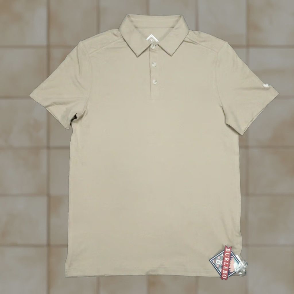 Vintage Burlebo Shirt Mens Small Tan Performance Polo Short Sleeve UPF 50 Golf NWT Size US S / EU 44-46 / 1 - 1 Thumbnail