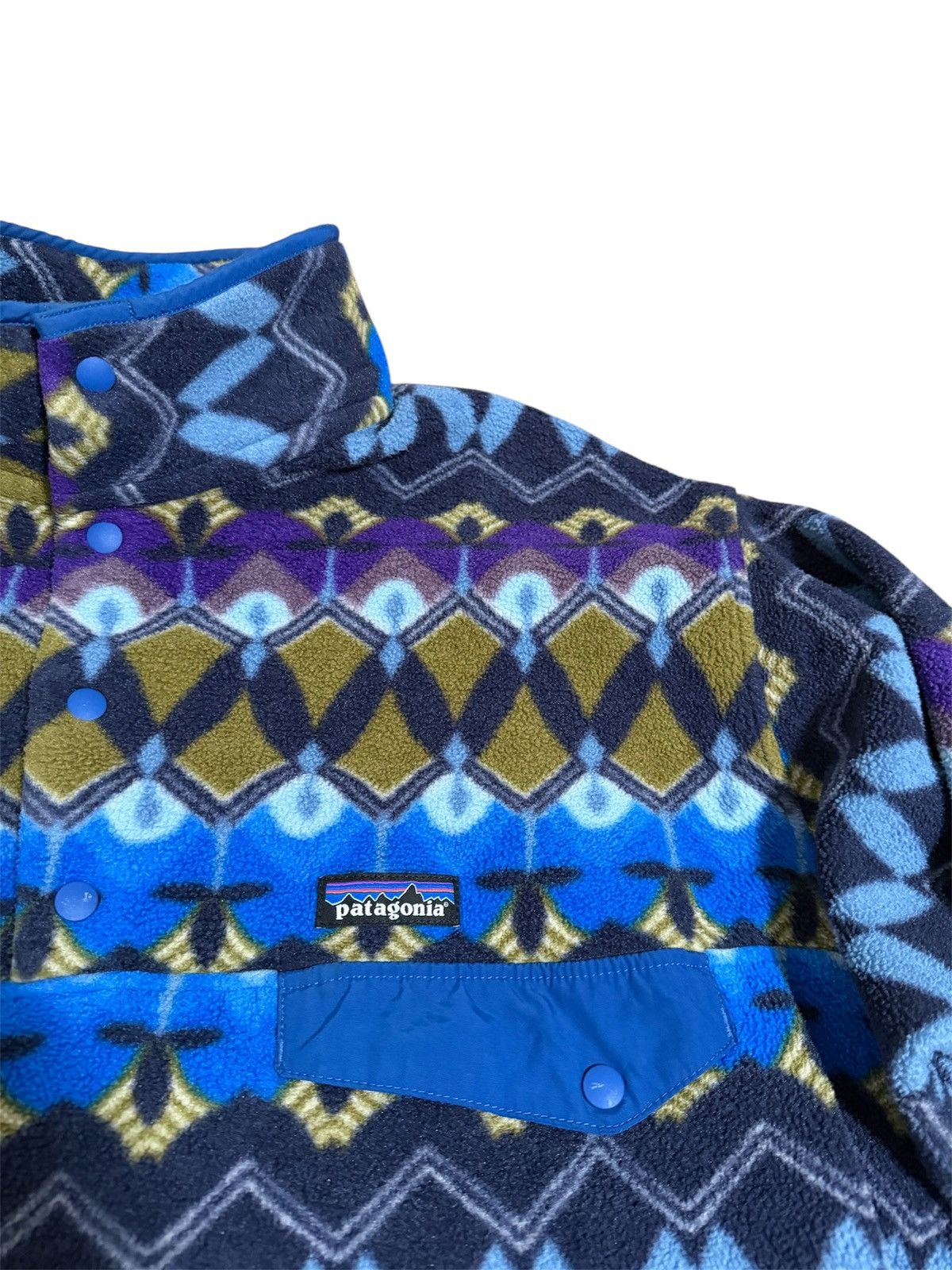 Patagonia 🔥Patagonia Aztec Synchilla Printed Snap T Fleece Pullover Size US L / EU 52-54 / 3 - 5 Thumbnail
