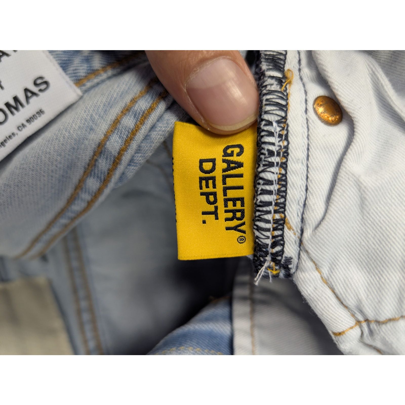 Gallery Dept. o1rshd1 Denim Jean Pants in Light Blue Size US 36 / EU 52 - 21 Thumbnail