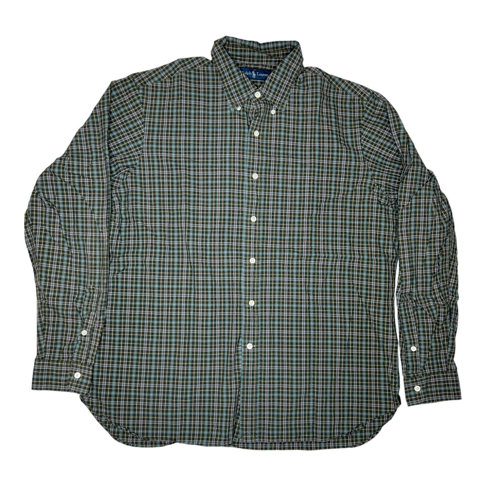 Polo Ralph Lauren Polo Ralph Lauren Long Sleeve Button Up Shirt Size XL 17 1/2 Size US XL / EU 56 / 4 - 1 Thumbnail