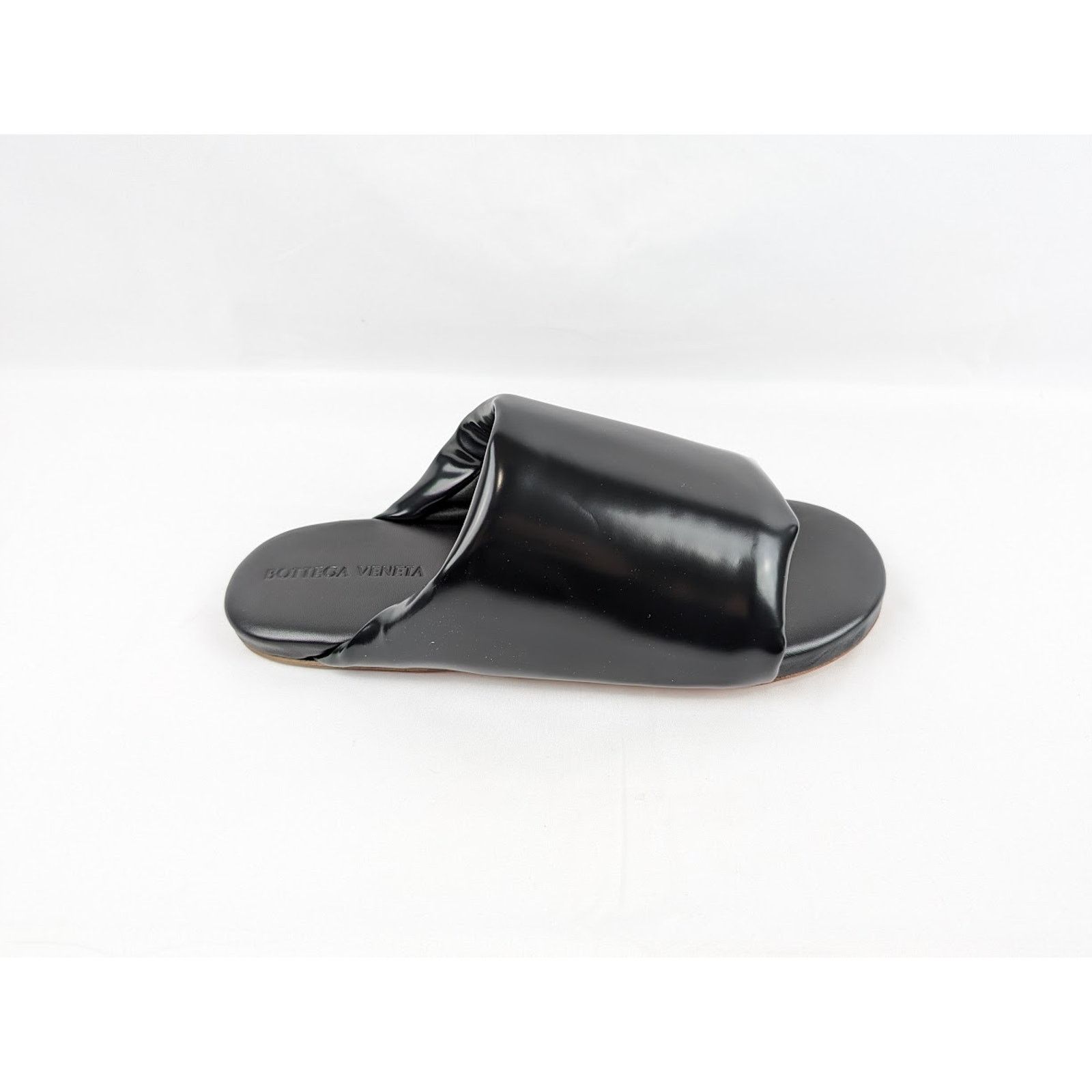 Bottega Veneta o1rshd1 Sandal Leather Latex in Black Size US 12 / EU 45 - 1 Thumbnail