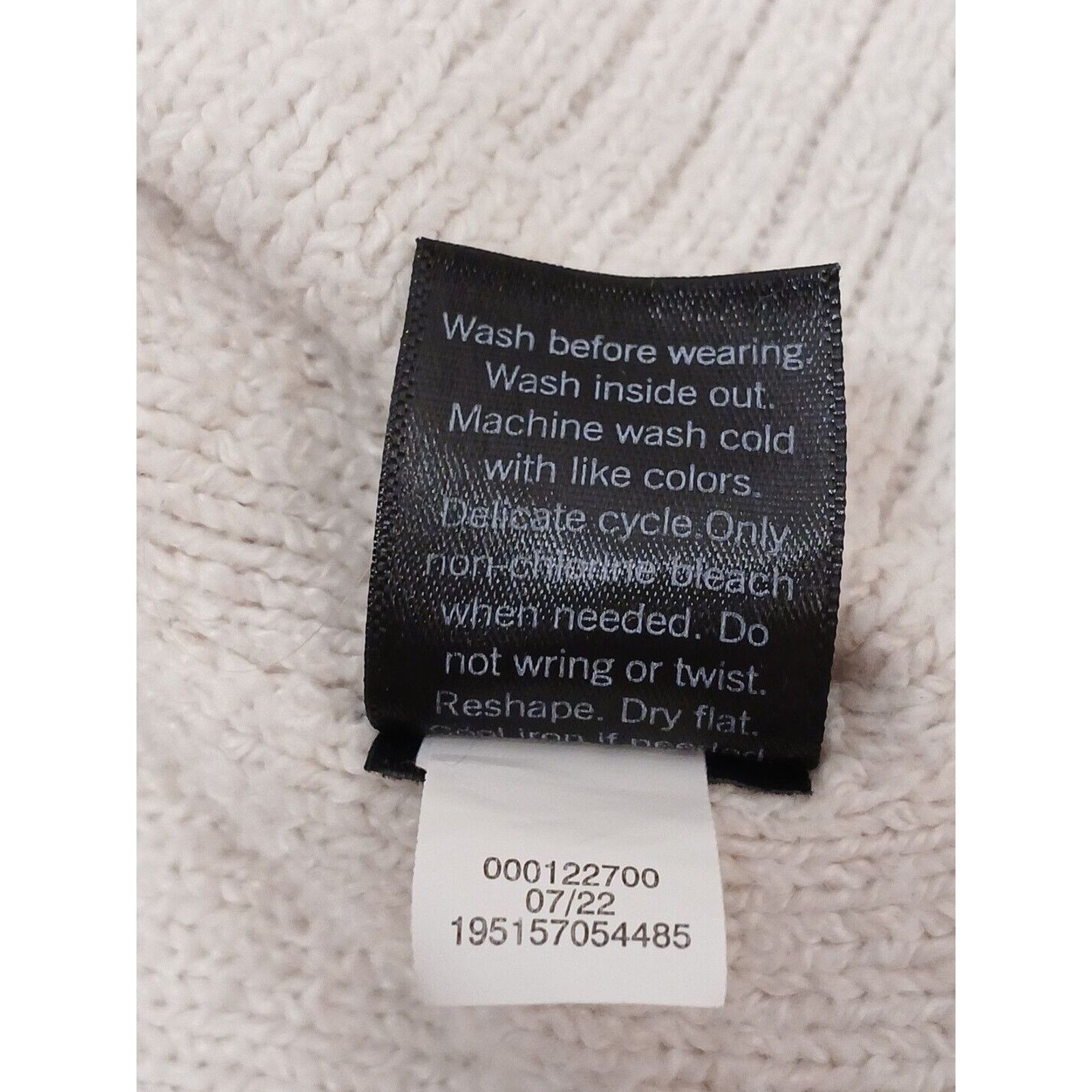 Vera Wang Simply Vera Wang Sweater Sz XXL Beige Chunky Cowl LAGENLOOK Size XXL / US 16-18 / IT 52-54 - 19 Thumbnail