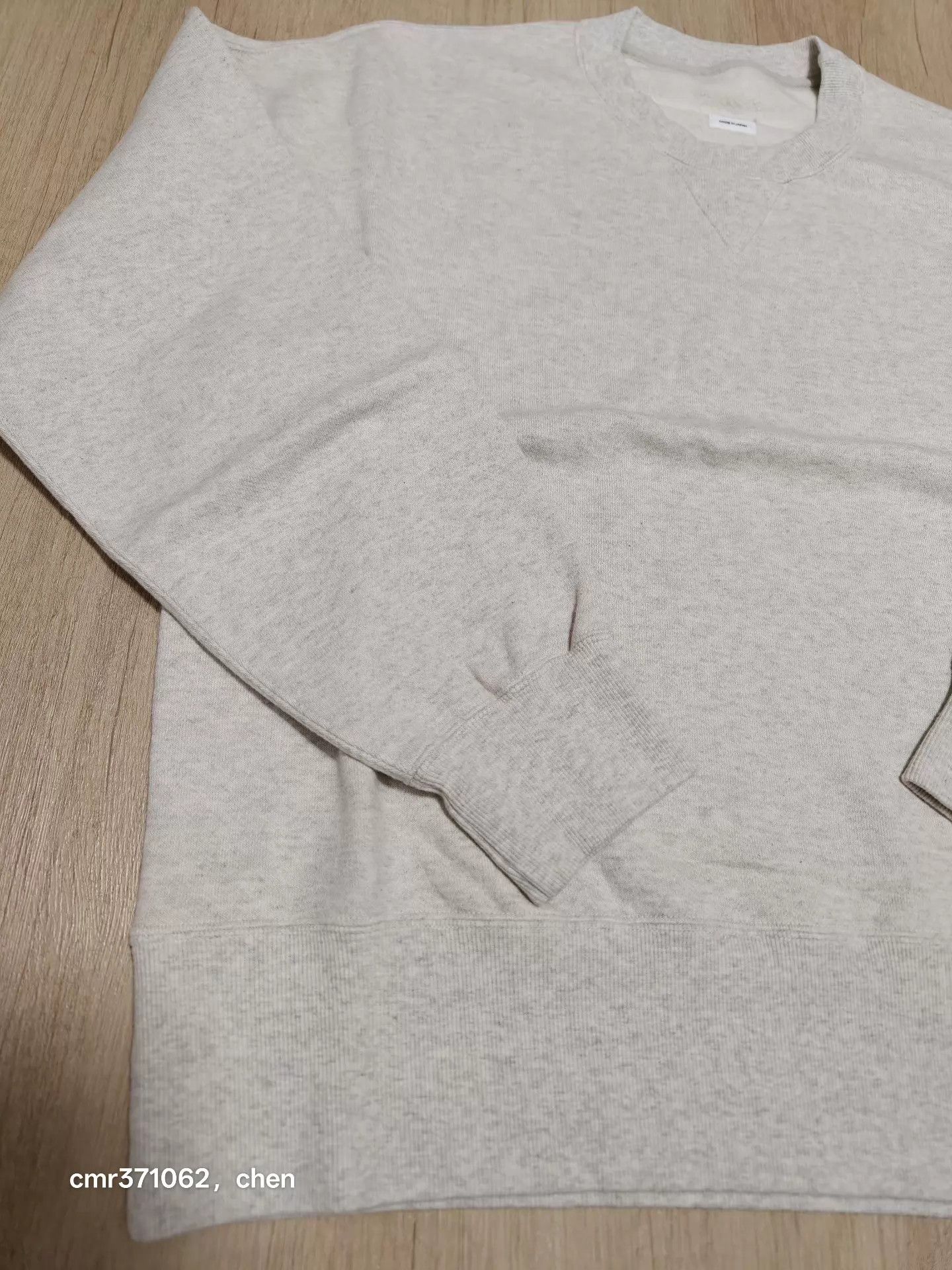 Visvim visvim 26SS Court Sweat L/S Cream Grey Size 5 Size US XXL / EU 58 / 5 - 2 Thumbnail