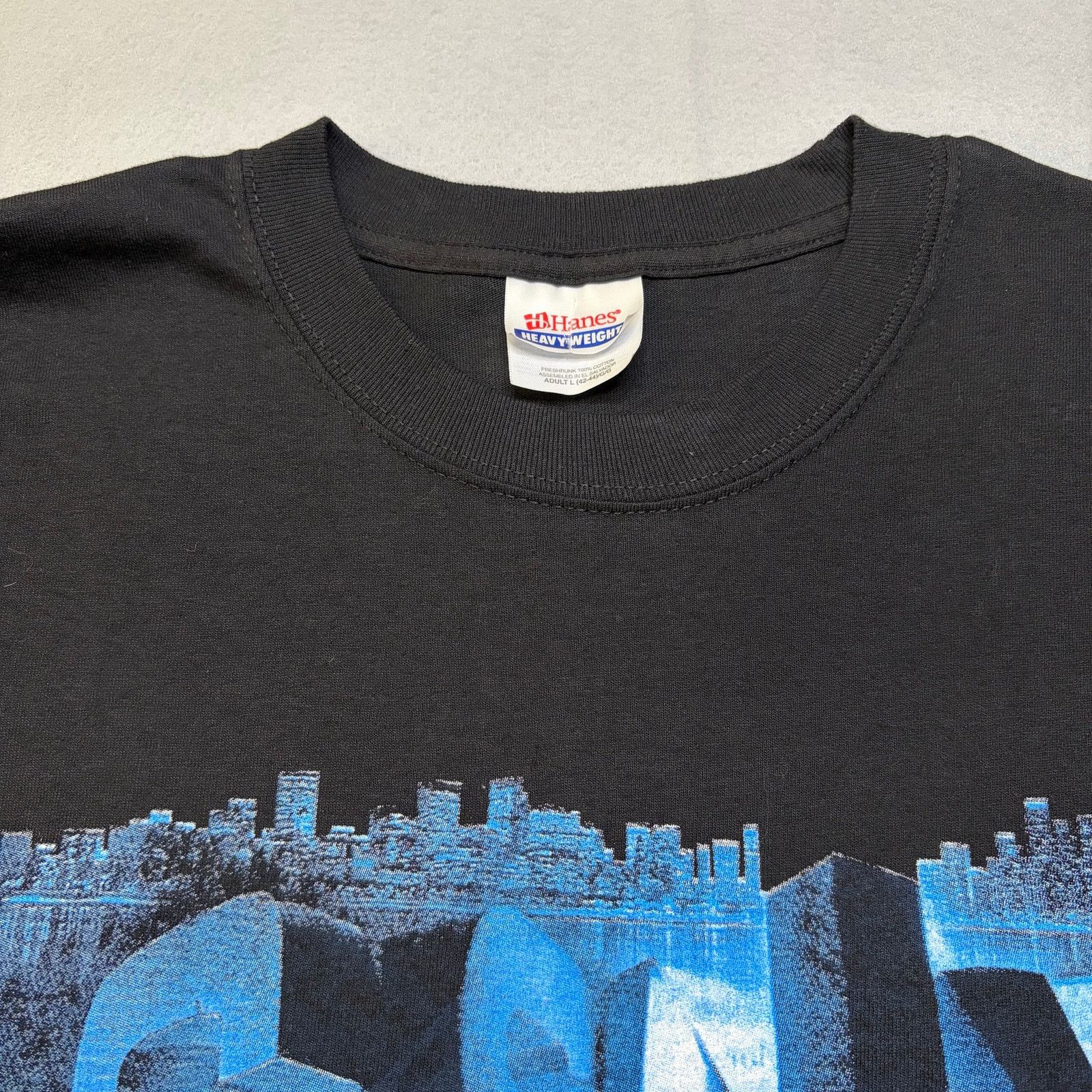 Hanes CSNY 2002 Tour of America Band T-Shirt Men’s L Black Size US L / EU 52-54 / 3 - 2 Thumbnail