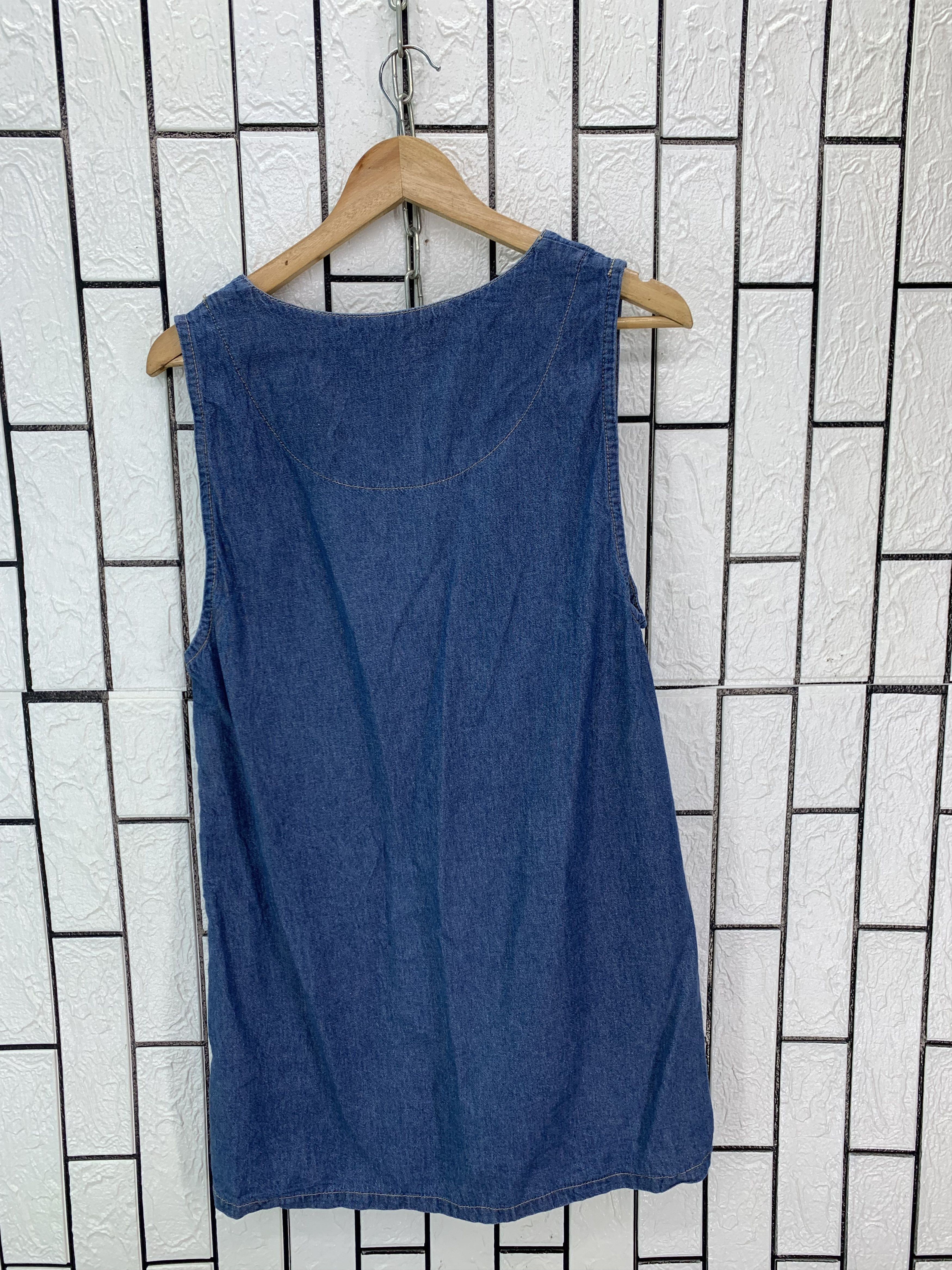 Japanese Brand Denim dress Size M / US 6-8 / IT 42-44 - 9 Thumbnail