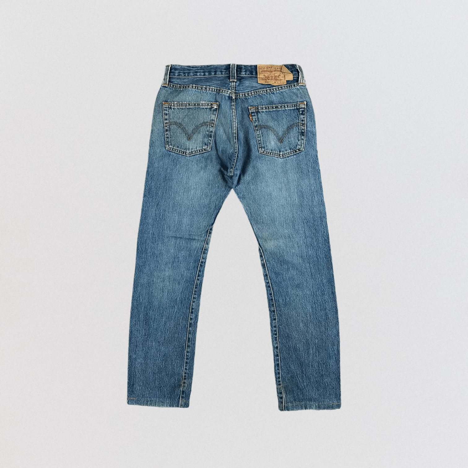 Levi's Vintage Blue Wash Levis 501 Jeans-JM2364 Size US 30 / EU 46 - 2 Thumbnail