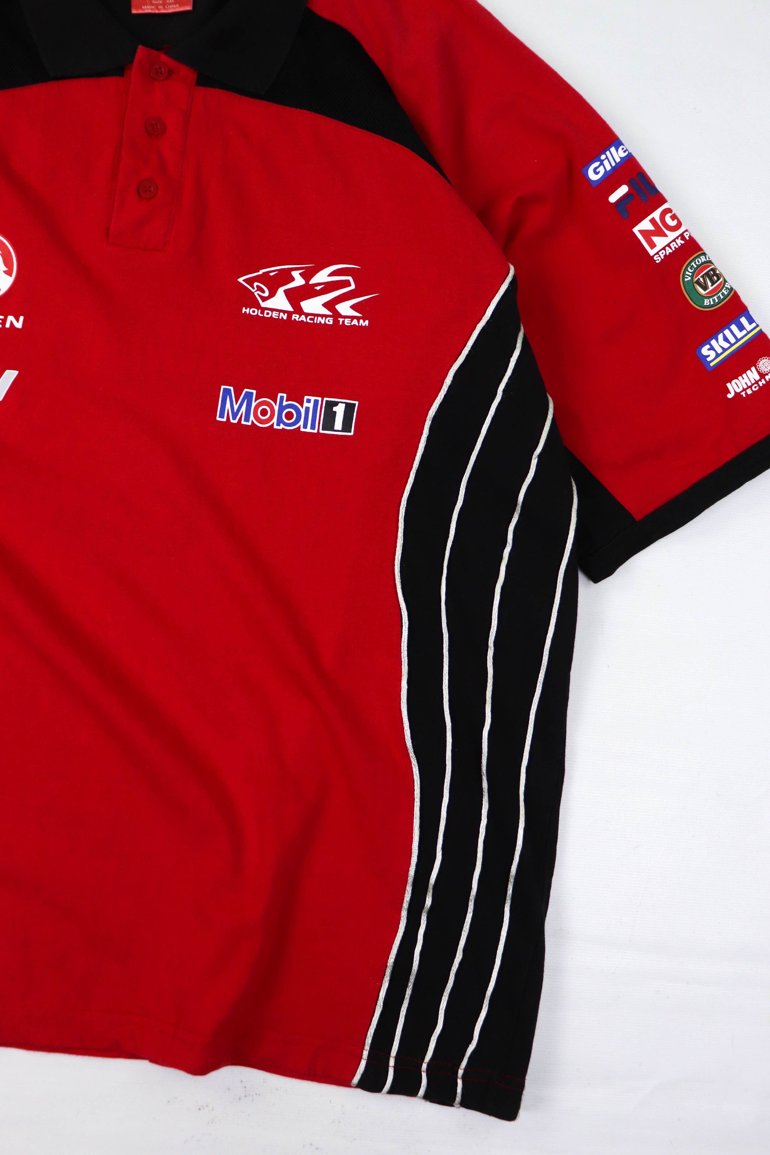Vintage 00s Vintage Holden Racing Team 2005 Red Polo Shirt Size US XXL / EU 58 / 5 - 5 Thumbnail