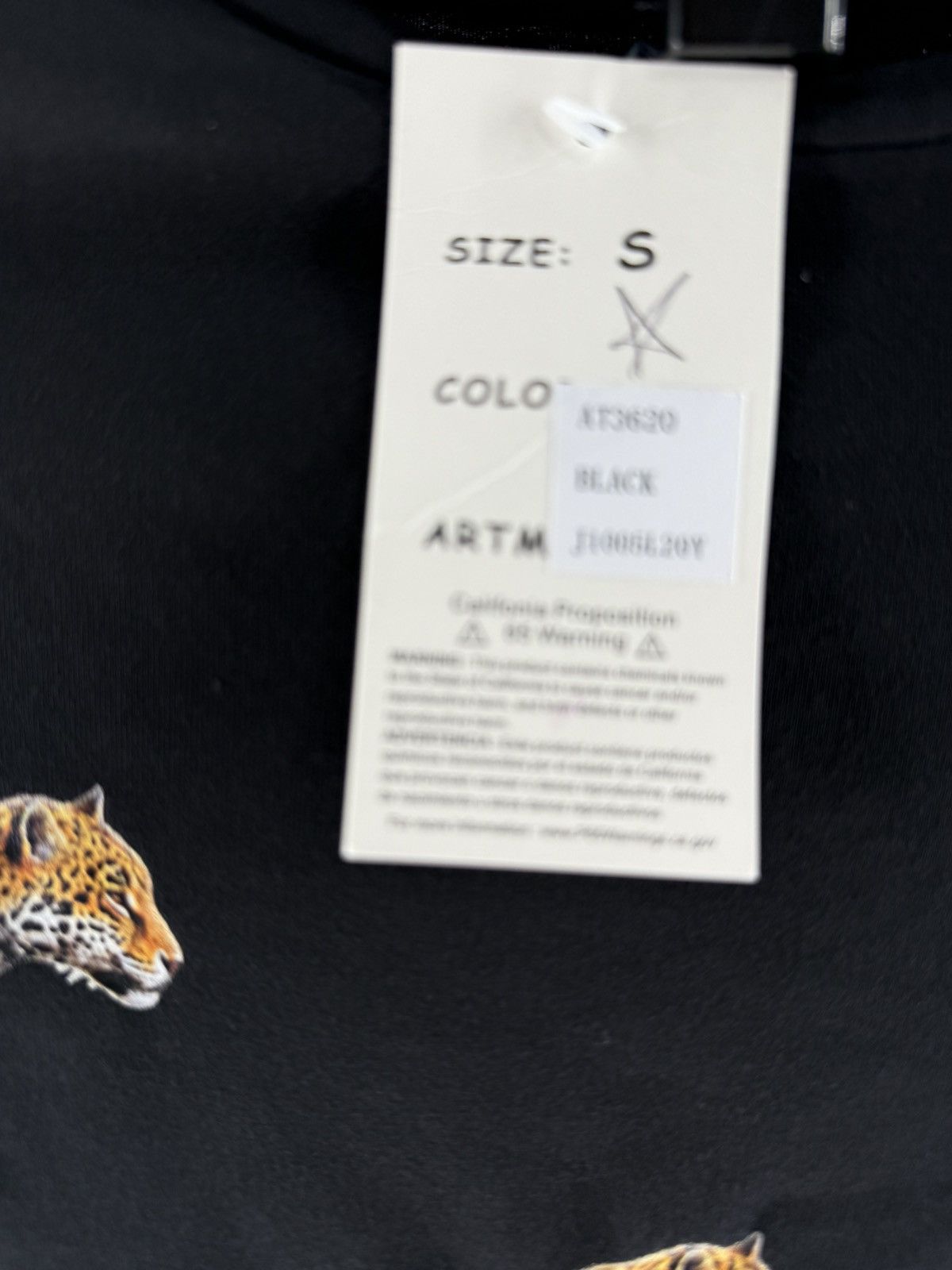 Other Something Pretty Black Leopard Cheetah Shirt Size Small Size S / US 4 / IT 40 - 6 Thumbnail