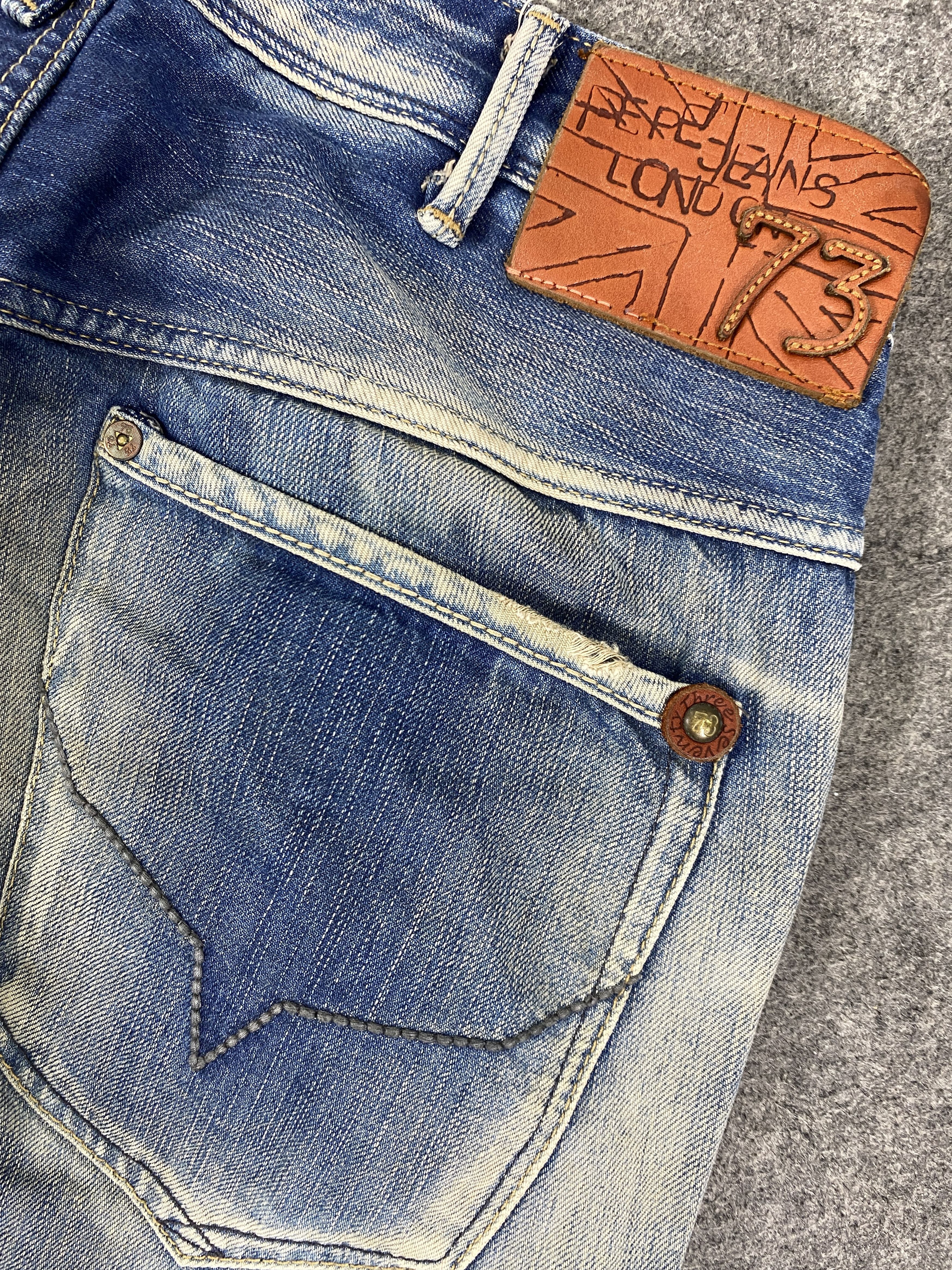 Hysteric Glamour Faded Blue Vintage Pepe Jeans London 32x30.5 - JN3268 Size US 32 / EU 48 - 12 Thumbnail