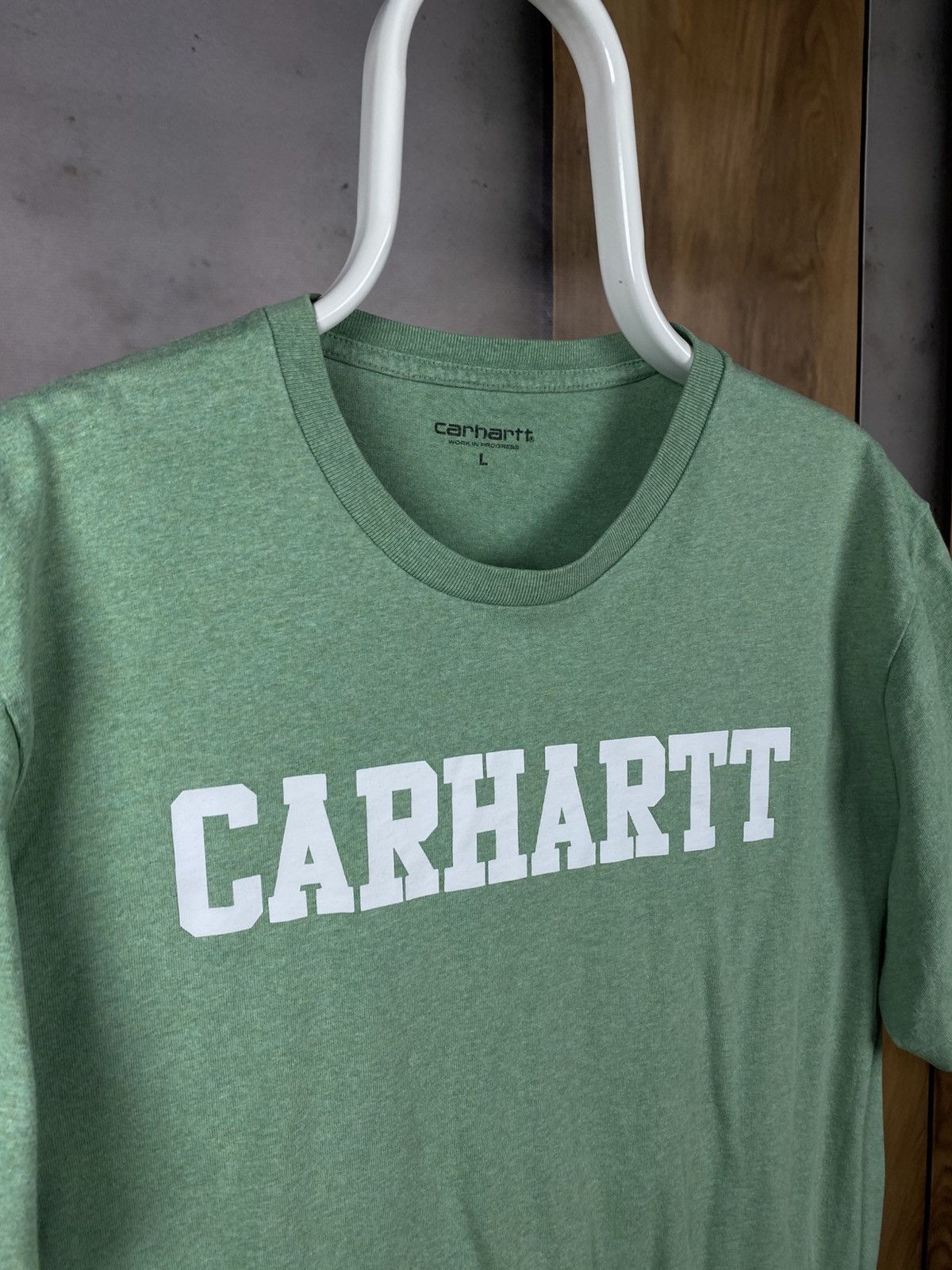 Carhartt 📤T-Shirt Carhartt Work In Progress Big Boxy Logo Tee📤 Size US L / EU 52-54 / 3 - 2 Thumbnail