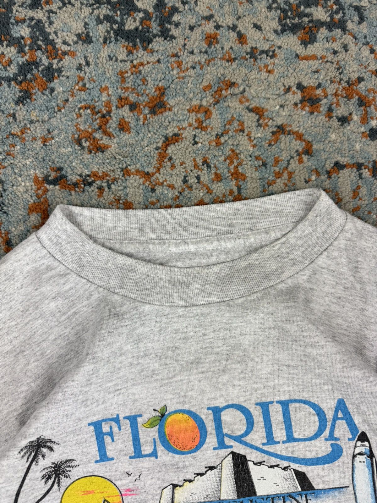 Vintage Vintage 80s Florida USA souvenir graphic tee single stitch Size US M / EU 48-50 / 2 - 7 Thumbnail