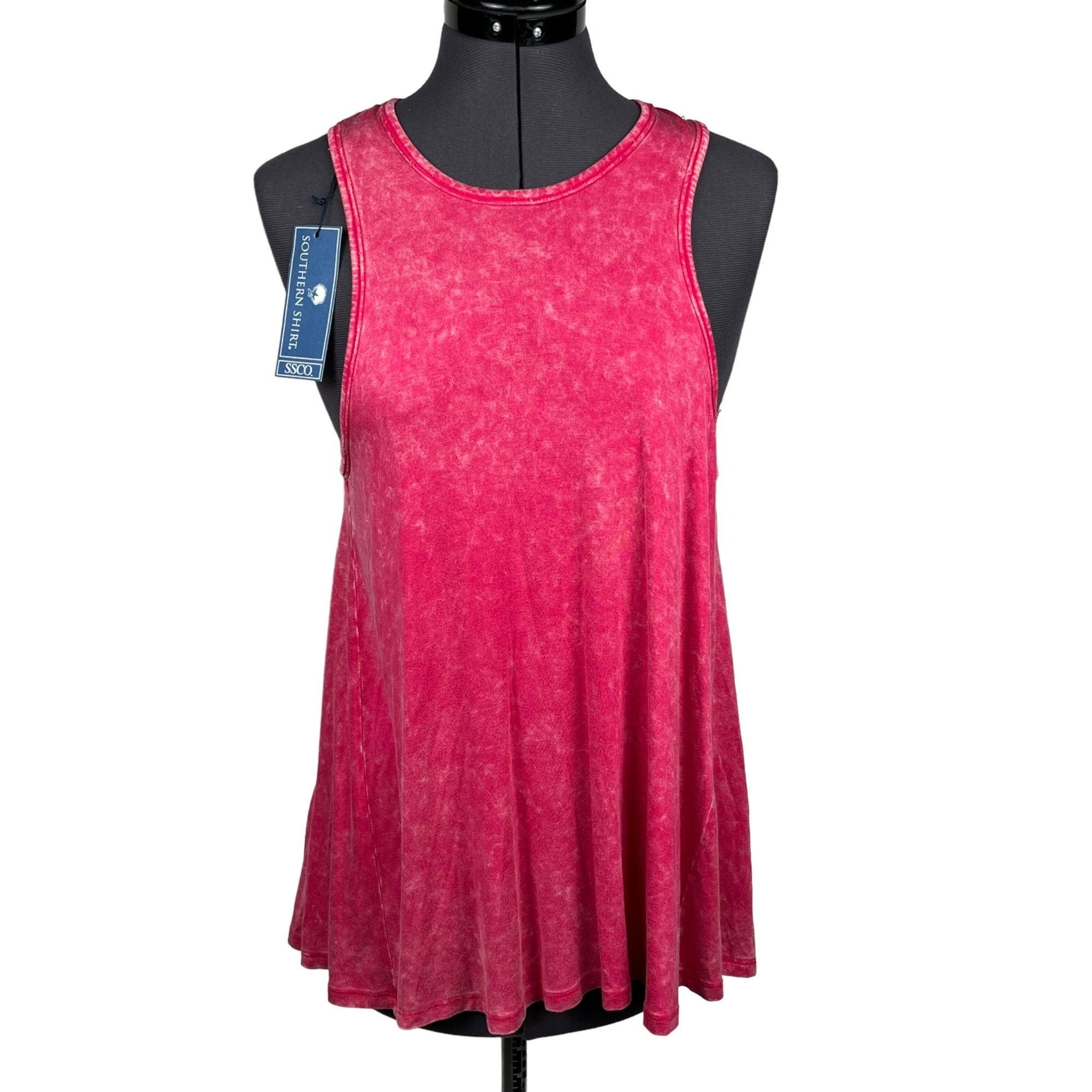 Other Southern Shirt Women's Salt Washed Flowy Tank Fruit Punch Si Size S / US 4 / IT 40 - 1 Thumbnail