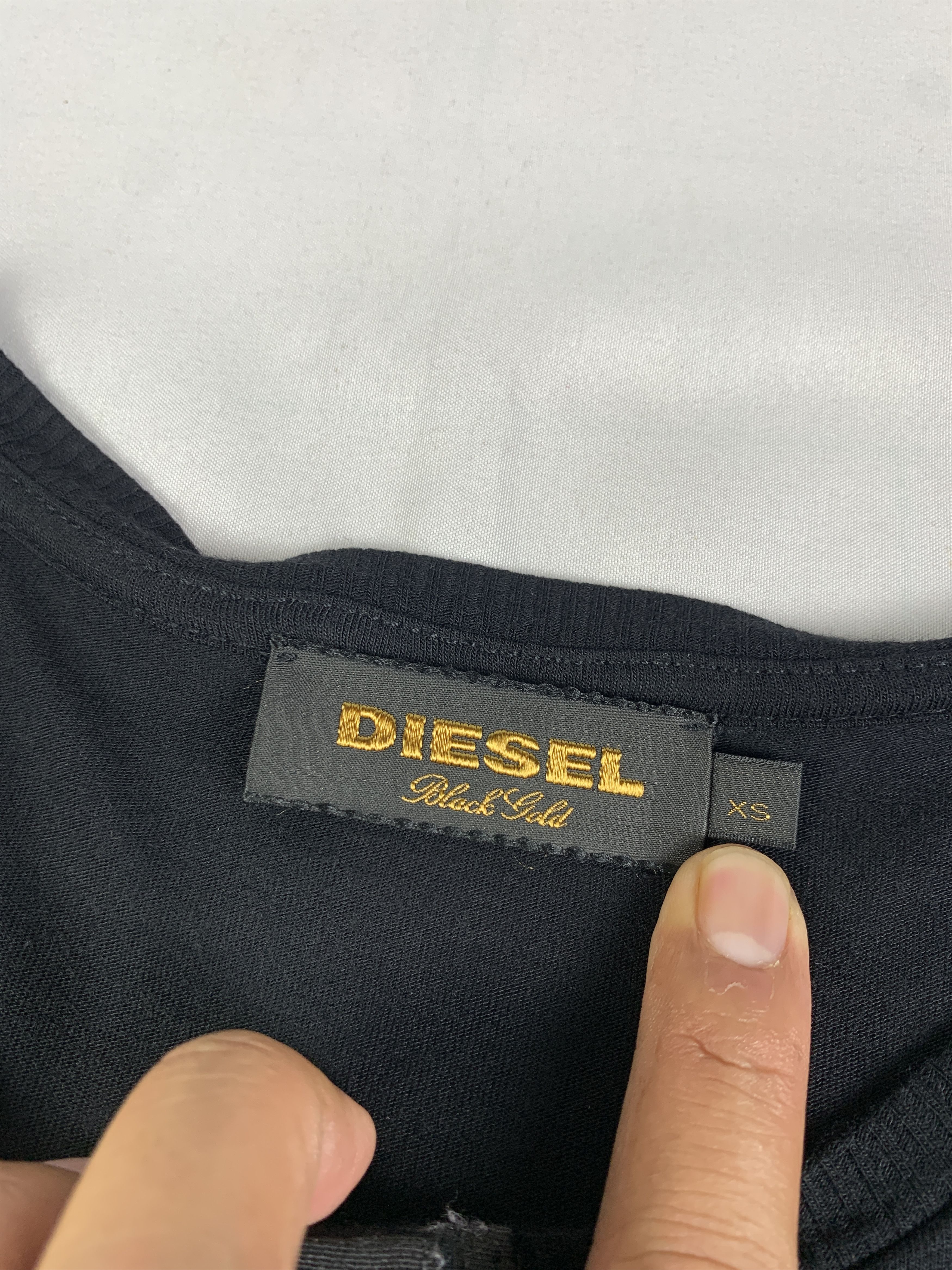 Diesel Black Gold Diesel Black Gold Cross Lace Viscose Blouse (Fit M) Size M / US 6-8 / IT 42-44 - 8 Thumbnail