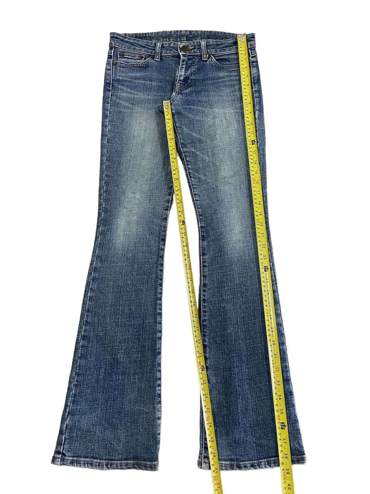 Beauty Beast Vintage Japanese Brand Denim MidWaist BlueWash Bootcut Jeans Size 29" - 15 Thumbnail