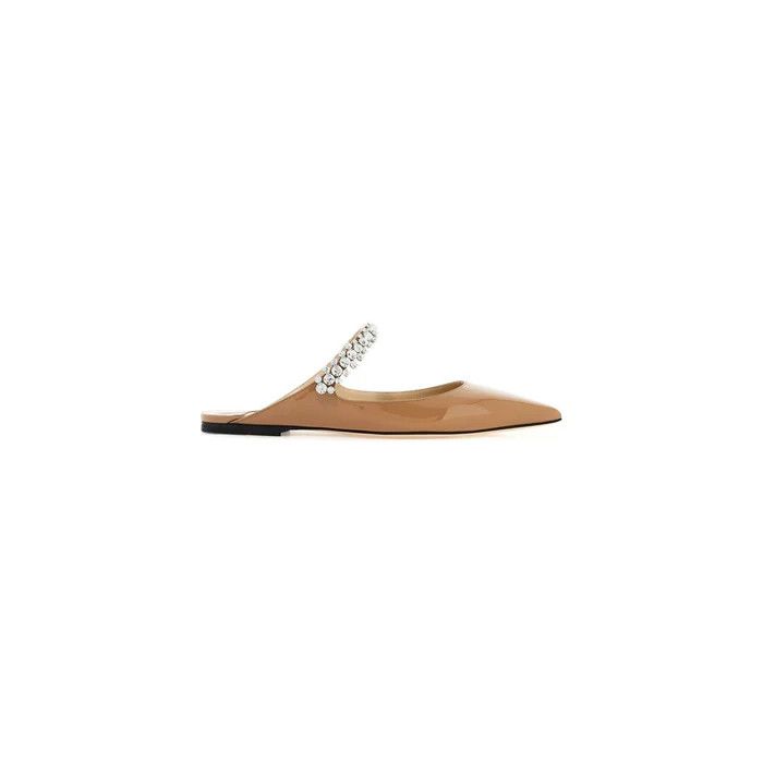 Jimmy Choo o1s22i1n0724 Bing Flat Mules in Beige Size US 8 / IT 38 - 1 Thumbnail