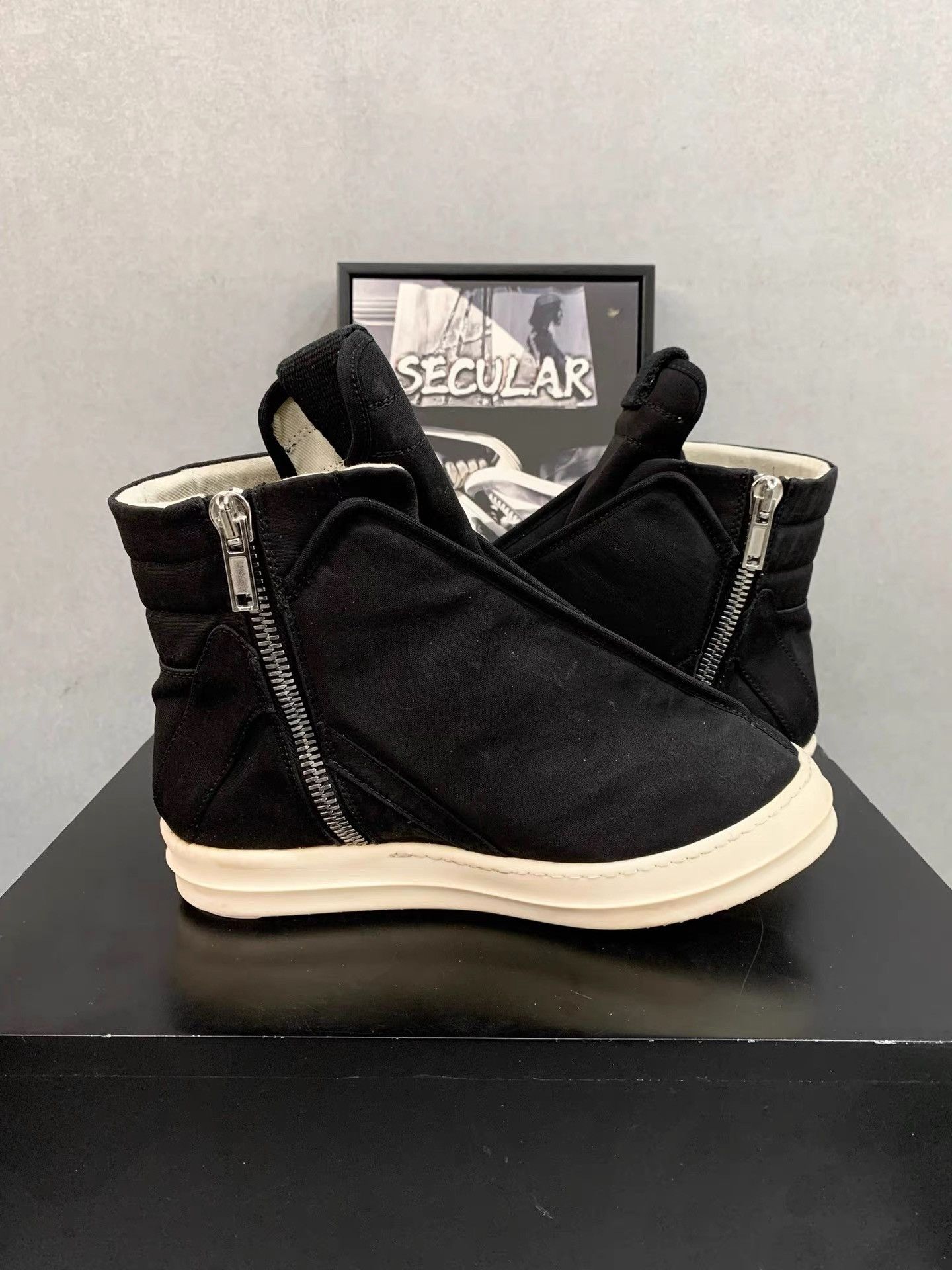 Rick Owens Rick Owens Hoofdunk Zip Boots K34 Size US 7 / EU 40 - 5 Thumbnail