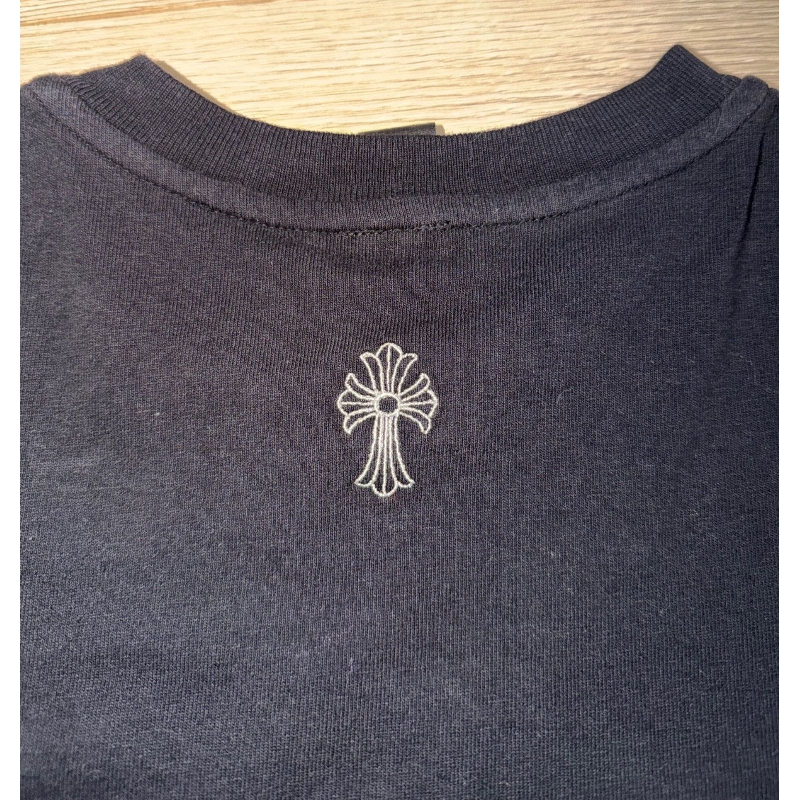 Chrome Hearts Chrome Hearts Script Logo Black Cropped T-Shirt Small Size S / US 4 / IT 40 - 7 Thumbnail