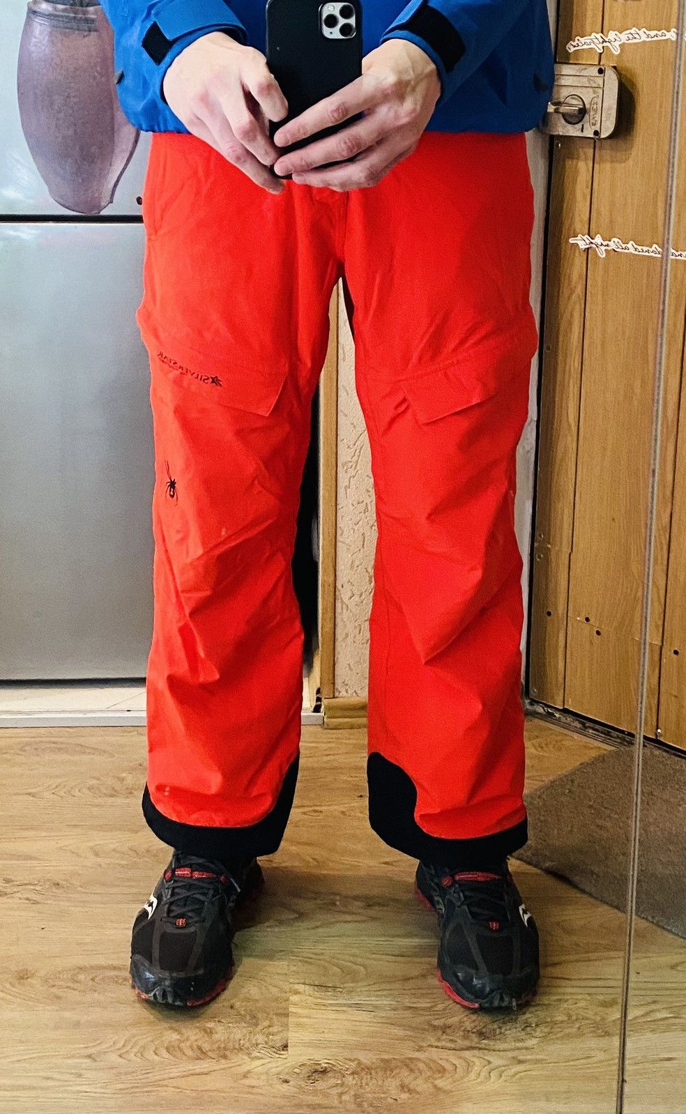 Spyder Pants Snowboarding Ski Outdoor Orange Men's M/L
