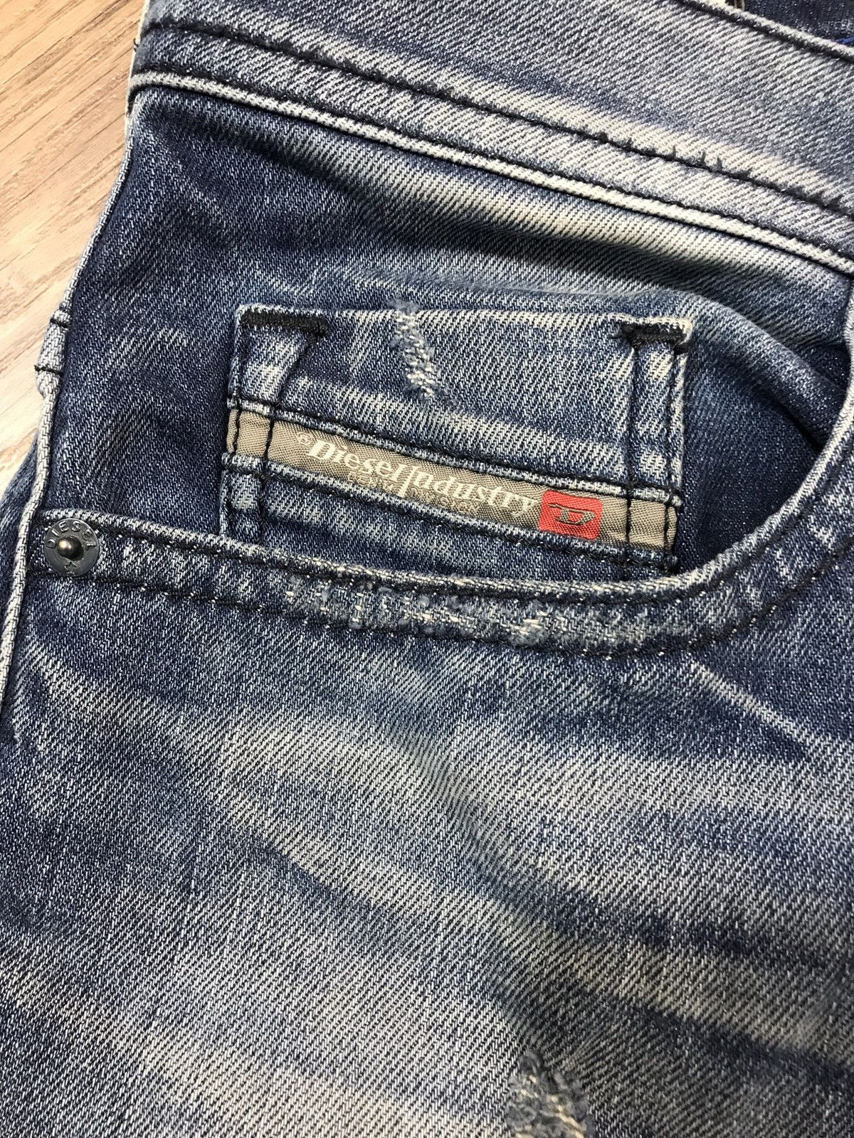 Diesel Vintage Diesel Thommer Distressed denim pants jeans size 32 Size US 32 / EU 48 - 6 Thumbnail