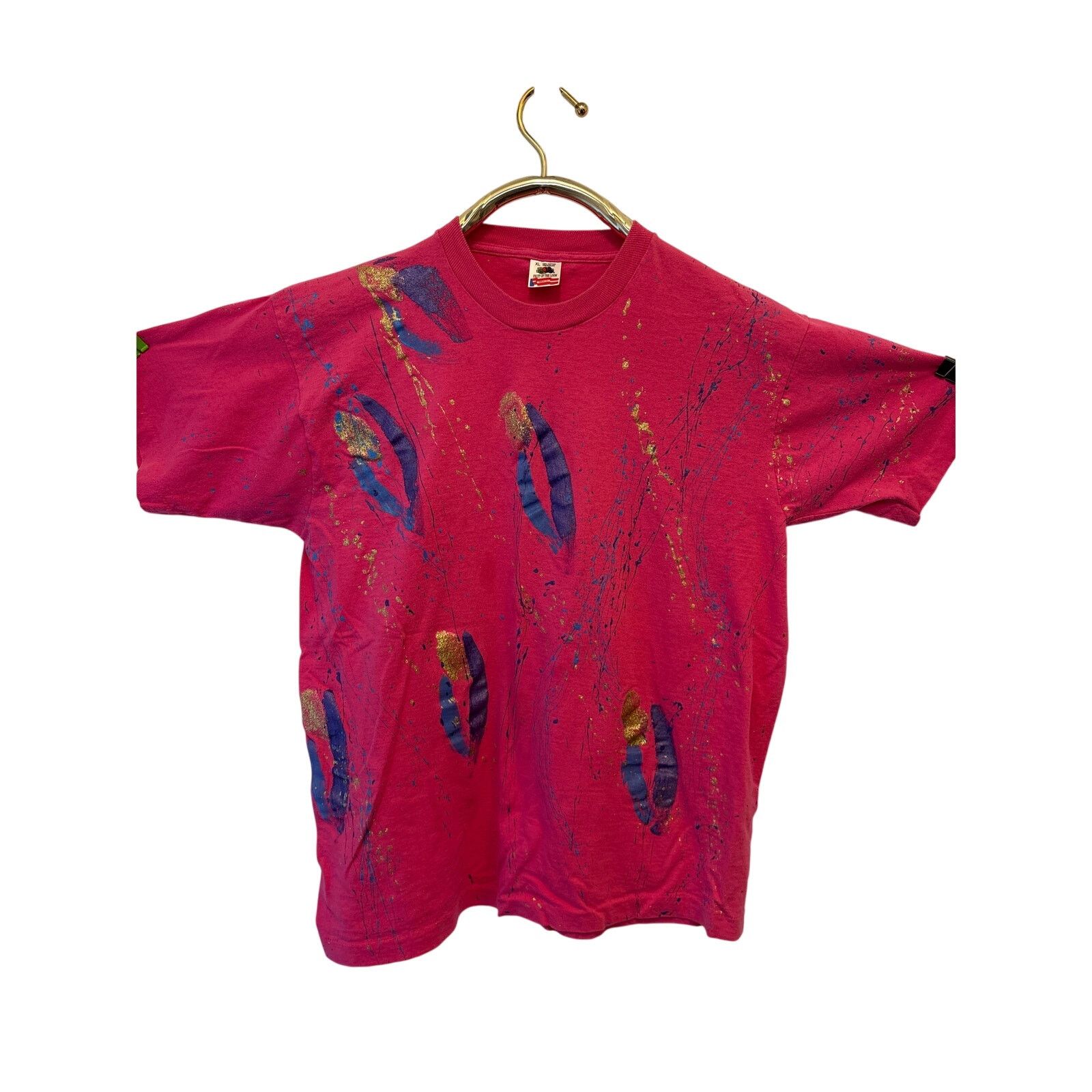 Fruit Of The Loom Vintage 90s Fruit of the Loom Custom Art T-Shirt - XL Size US XL / EU 56 / 4 - 2 Thumbnail