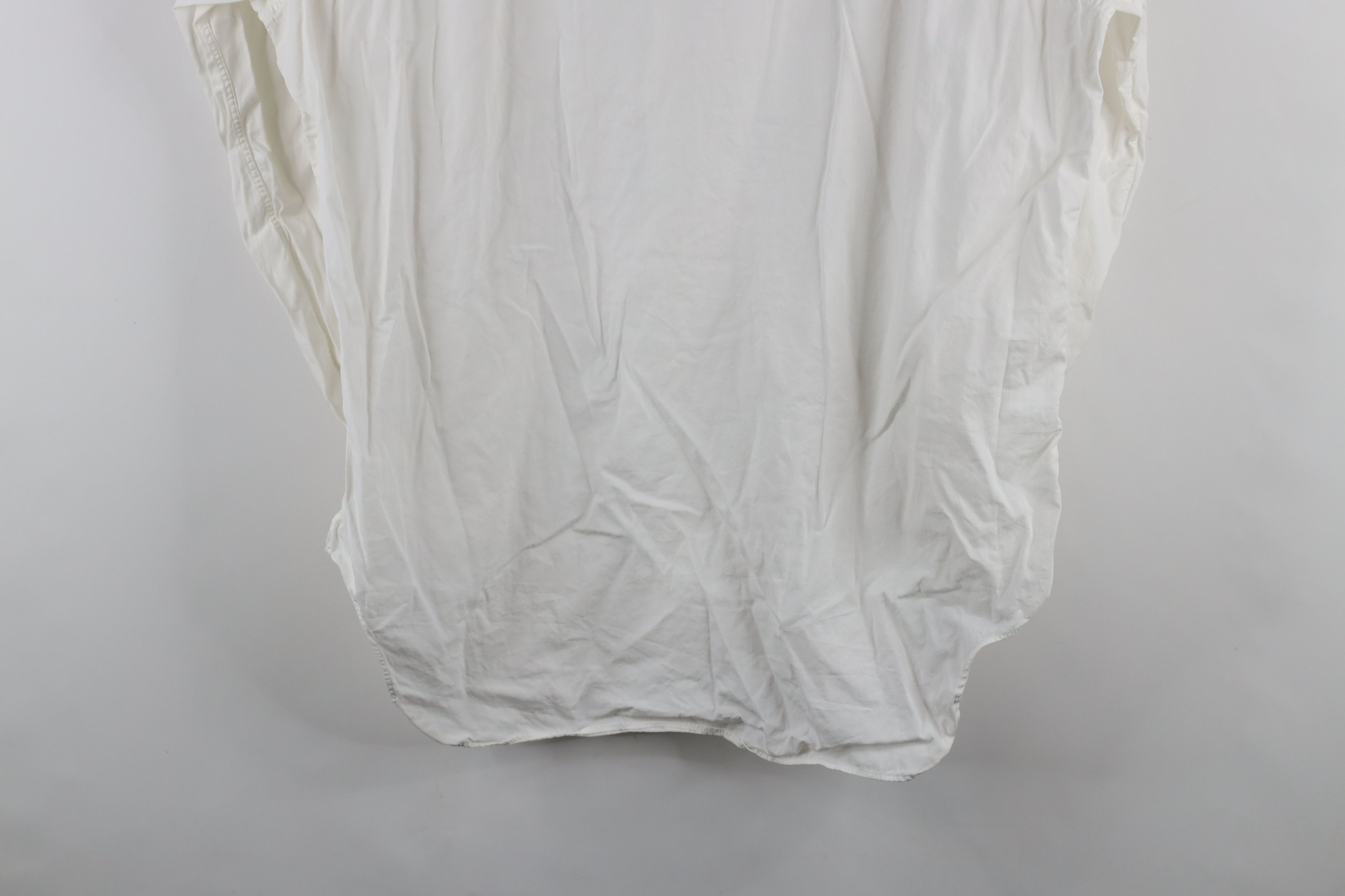 Vintage Vintage 50s 60s Streetwear Collared Button Shirt White USA Size US M / EU 48-50 / 2 - 13 Thumbnail