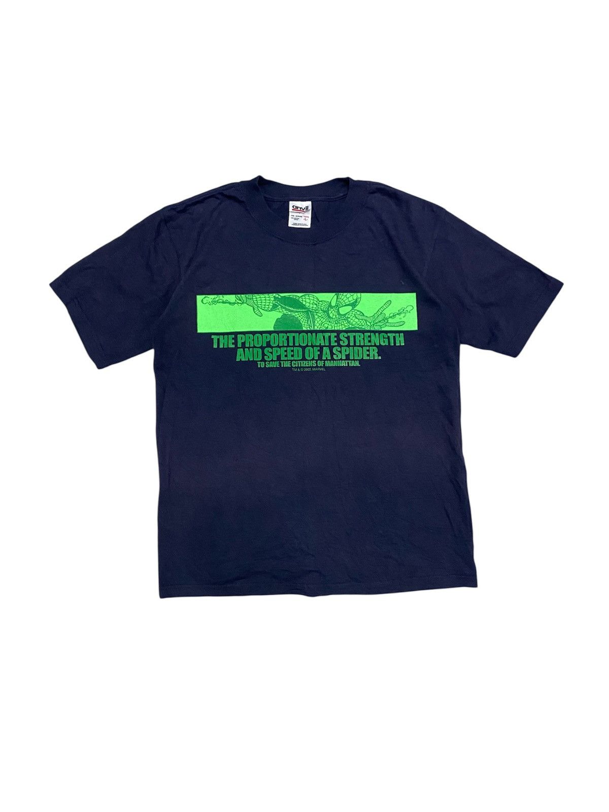Anime 🔥Vintage 2002 Spiderman promo tee Size US XS / EU 42 / 0 - 1 Thumbnail
