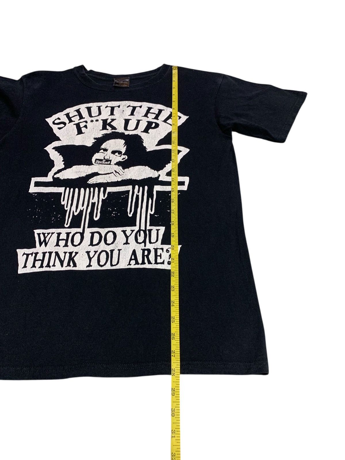 Japanese Brand Rare Deviluse Shut The F**K Up T Shirt Size US M / EU 48-50 / 2 - 9 Thumbnail