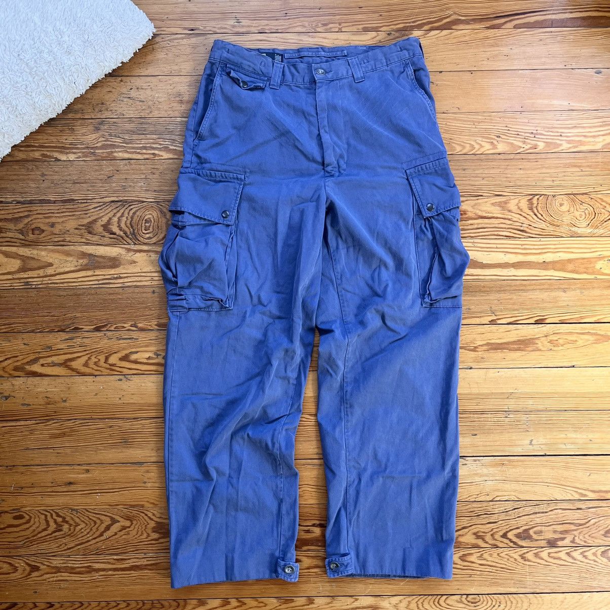 Polo Ralph Lauren Vintage Polo Ralph Lauren Blue Cargo Military Pants size 33 Size US 33 - 1 Thumbnail