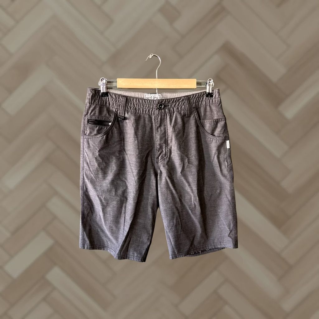 O'Neill O'Neill Mens Gray Chino Travlr Shorts 30W Regular Size w/out Drawstring Size US 30 / EU 46 - 1 Thumbnail