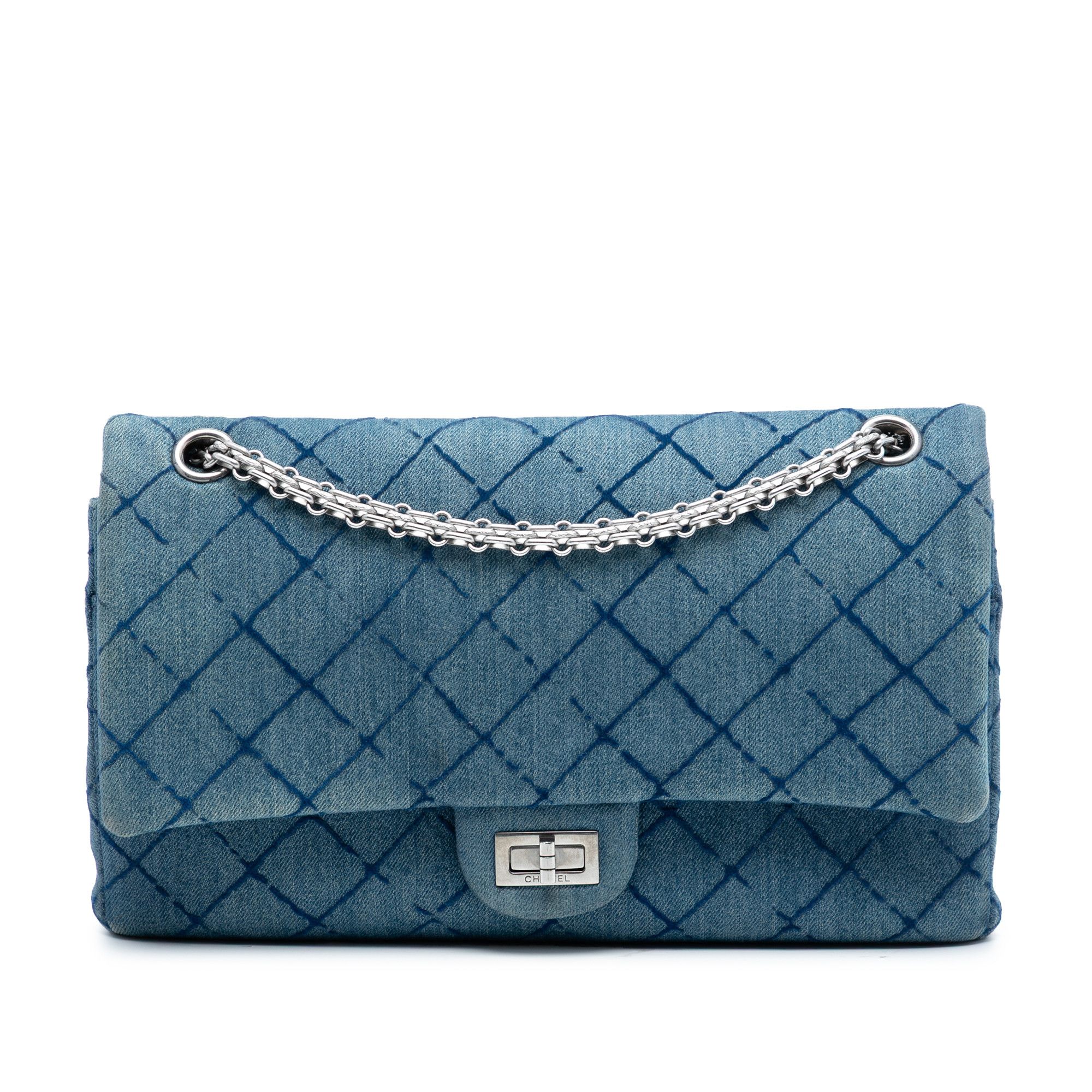 Chanel Chanel Quilted Denim Reissue 2.55 Double Flap 226 Size ONE SIZE - 1 Thumbnail
