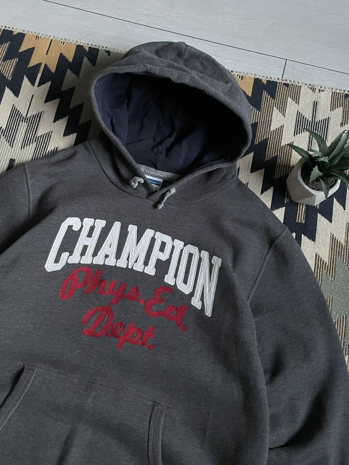 Champion × Vintage Vintage Champion Big Logo Hoodie Size US XL / EU 56 / 4 - 5 Thumbnail