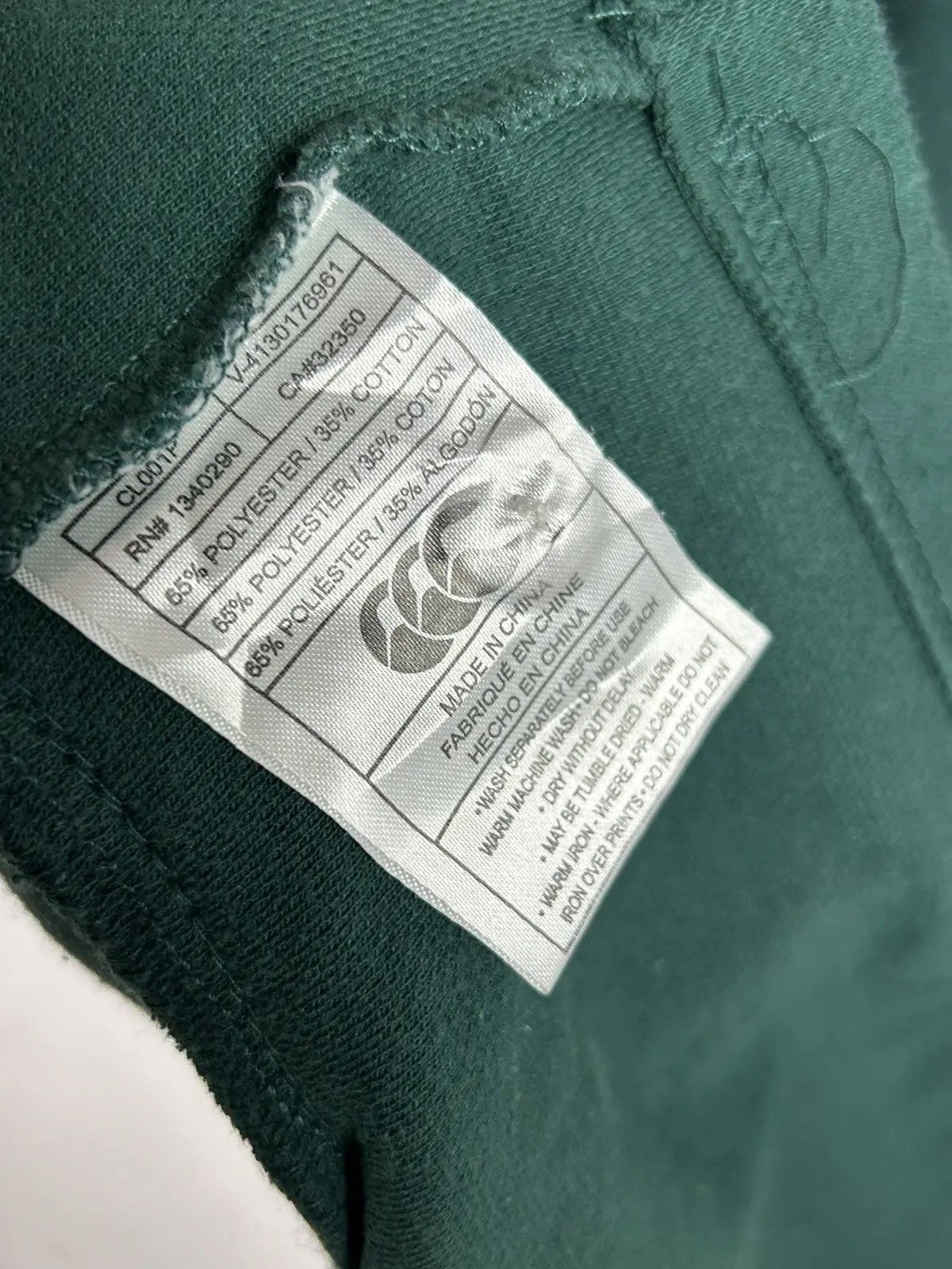 Canterbury of New Zealand 00s Vintage Canterbury x SA Rugby Polo Shirt In Green Size US S / EU 44-46 / 1 - 8 Thumbnail