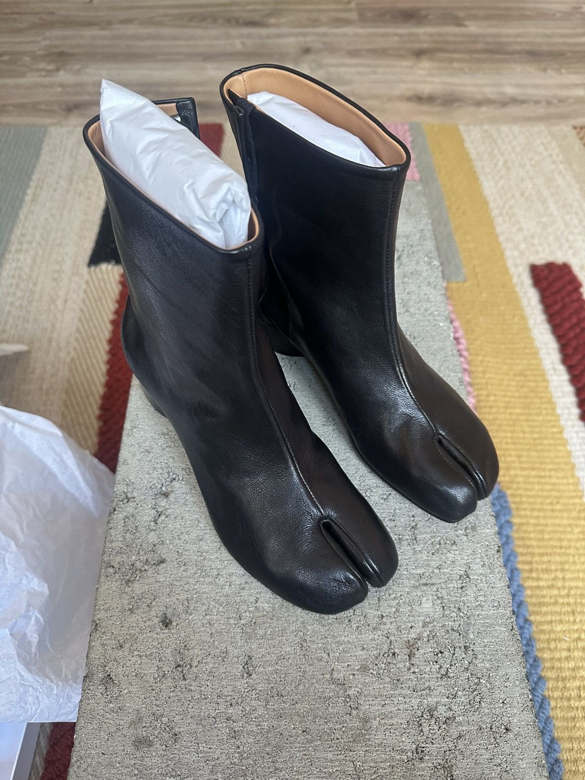 Maison Margiela Maison margiela boots tabi black Size US 7 / IT 37 - 1 Thumbnail