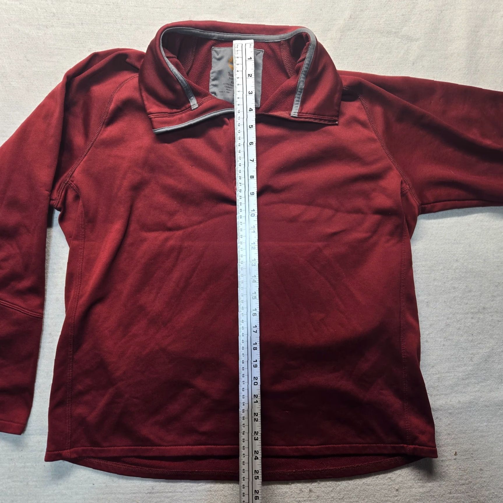 Timberland Timberland Pullover Sweater Long Sleeve 1/4 Zip Adult Men XL Red Size US XL / EU 56 / 4 - 6 Thumbnail