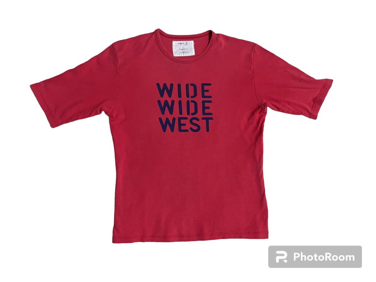 Japanese Brand × agnes b. Agnes b. T Shirt d’artiste Olivier Babin Wide West Size US S / EU 44-46 / 1 - 12 Thumbnail