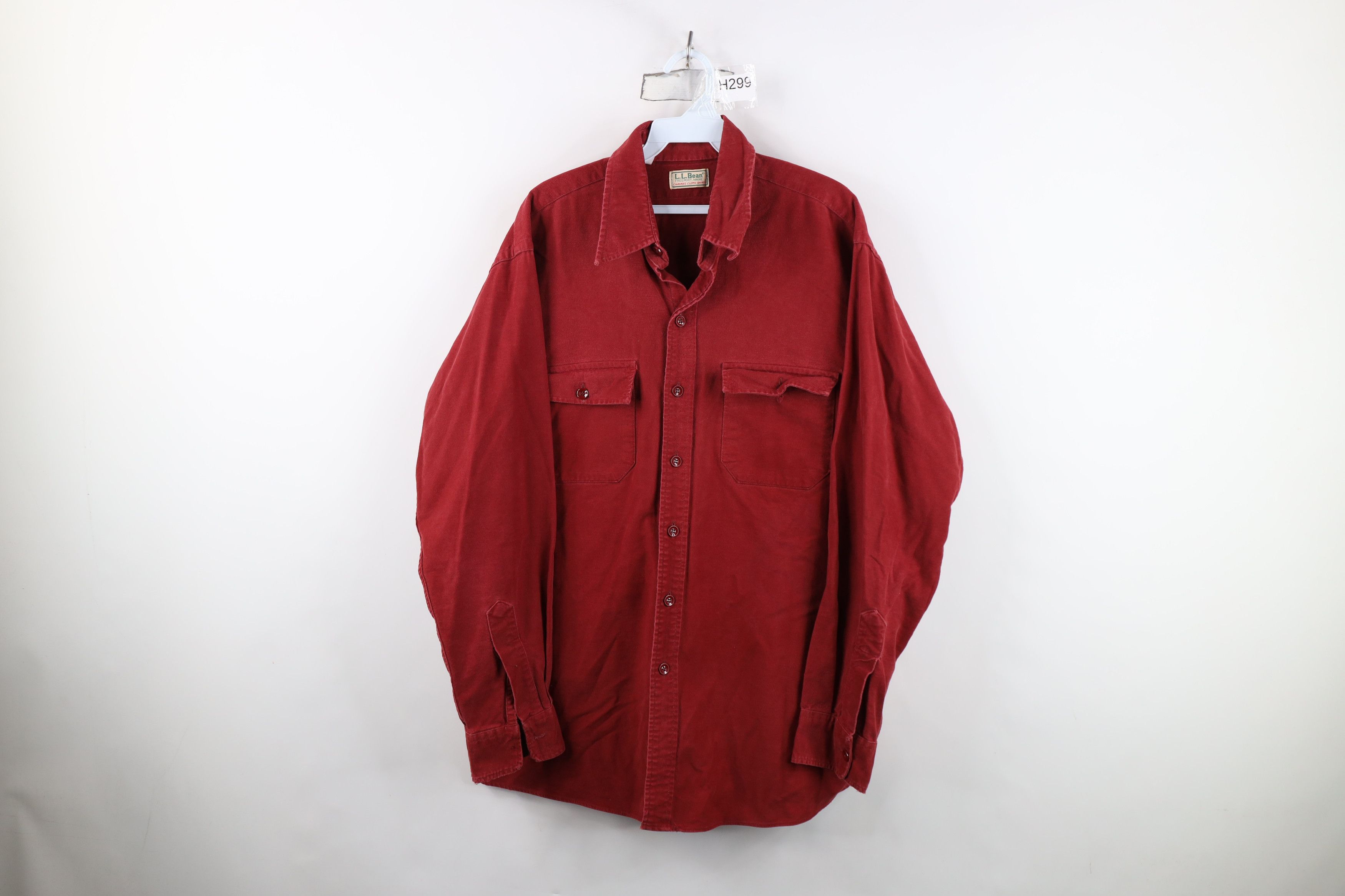 L.L. Bean Vintage 70s LL Bean Chamois Cloth Collared Button Shirt USA Size US M / EU 48-50 / 2 - 1 Thumbnail