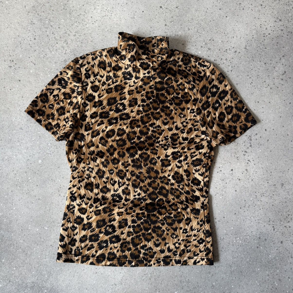Morgan De Toi Morgan de Toi Vintage Leopard Y2K T-Shirt Blouse Size M / US 6-8 / IT 42-44 - 2 Thumbnail