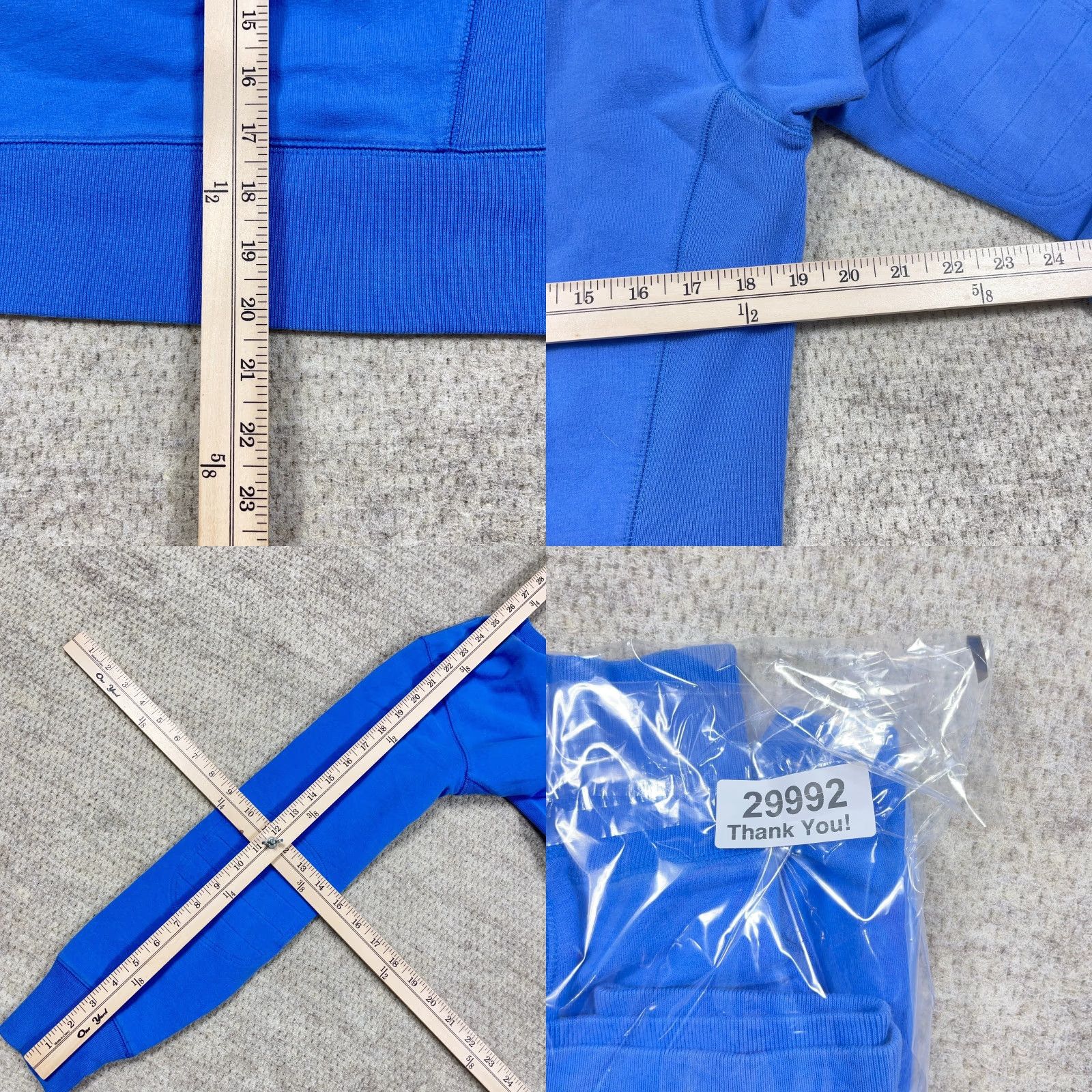 Ralph Lauren VINTAGE Ralph Lauren Sweatshirt Women Large Blue Crewneck Elbow Pad Golf Crest Shield Size L / US 10 / IT 46 - 8 Thumbnail