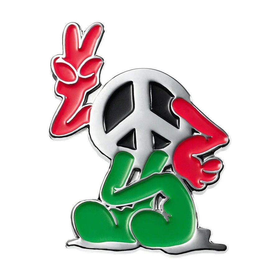 Supreme Supreme Peace Sign Pin Size ONE SIZE - 1 Thumbnail