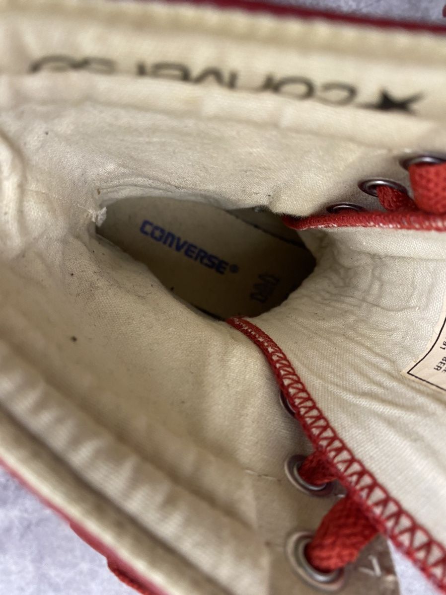 Converse Converse Y2K Vintage High Boxing Biker Moto Sneakers Lace-Up Size US 8.5 / IT 38.5 - 7 Thumbnail