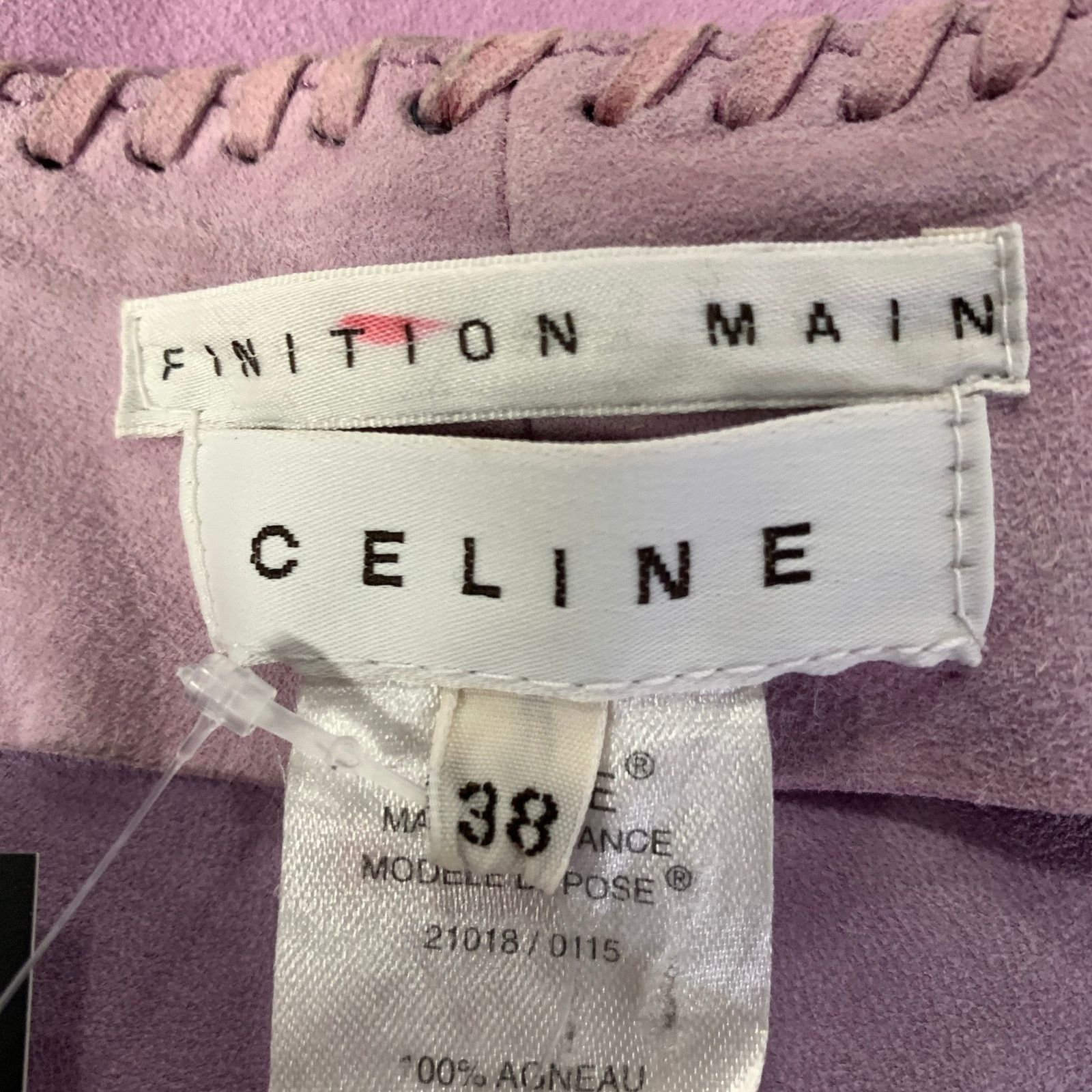 Celine CELINE Size 4 Purple Lavender Leather Suede Pants Size US 28 / EU 44 - 5 Thumbnail