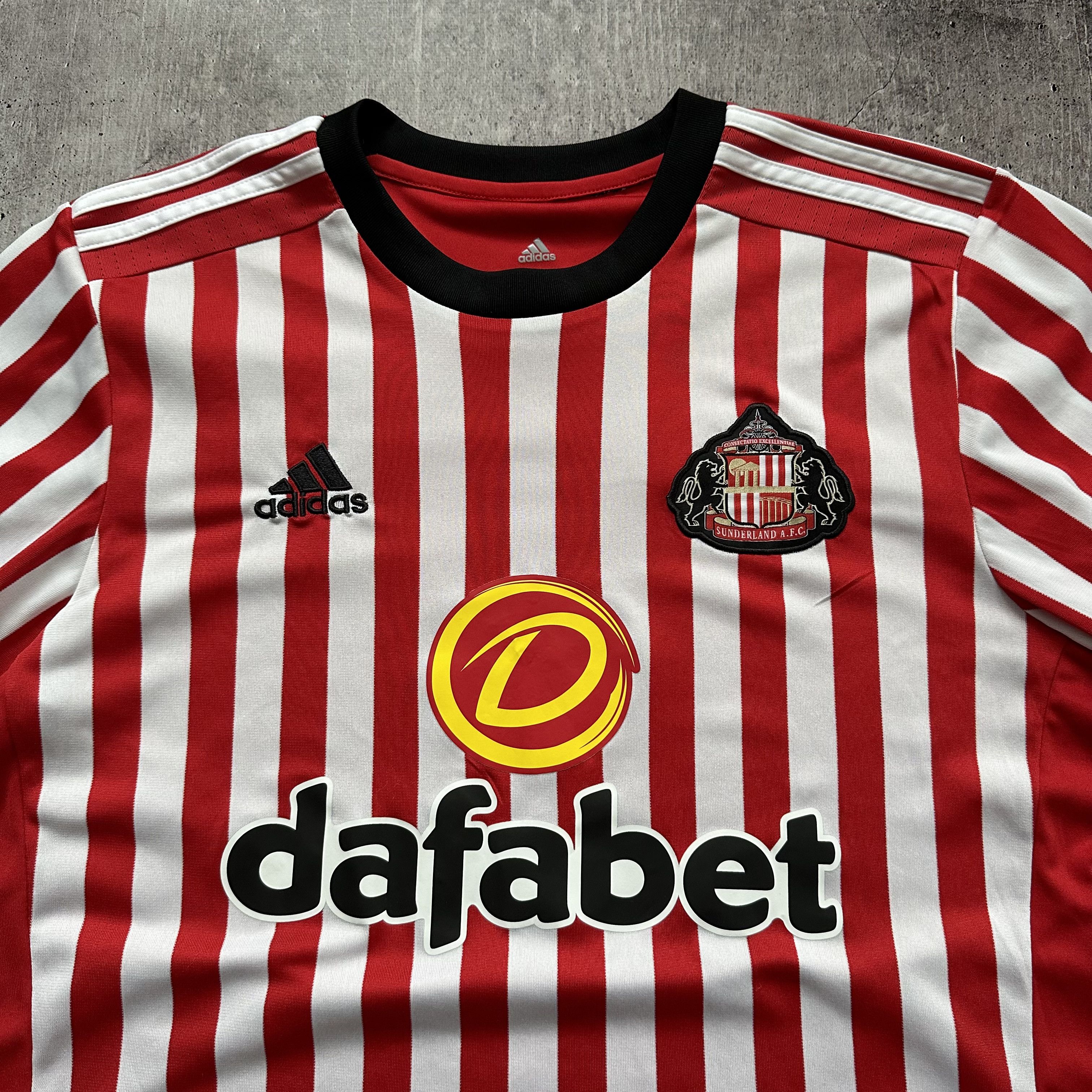 Adidas SUNDERLAND ADIDAS 2017/2018 FOOTBALL SOCCER HOME JERSEY Size US M / EU 48-50 / 2 - 2 Thumbnail