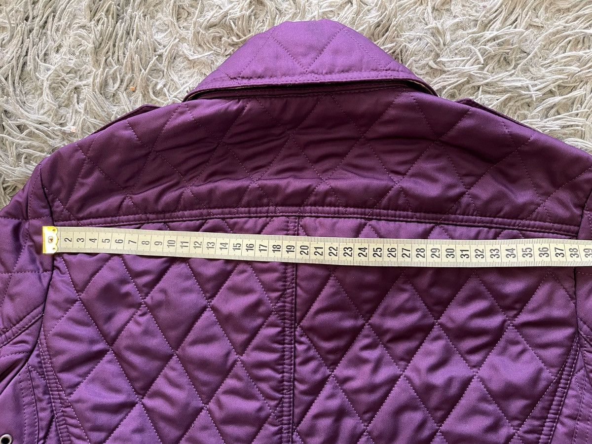 Burberry Burberry Brit Women Purple Check Quilted Lightweight Jacket Size S / US 4 / IT 40 - 19 Thumbnail