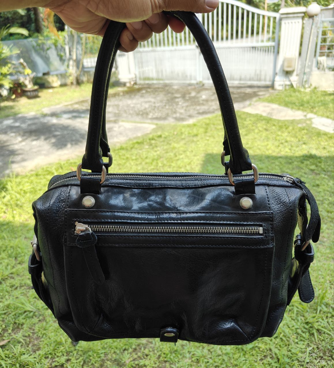 Zucca Zucca Leather Hand Carry bag Size ONE SIZE - 9 Thumbnail