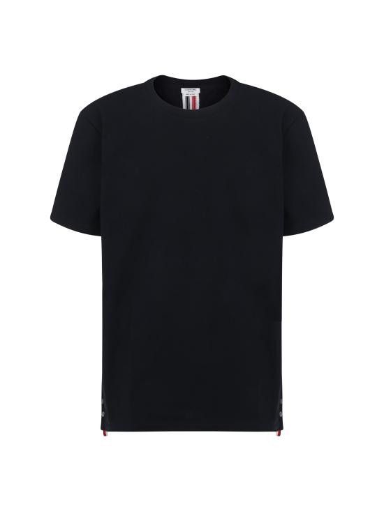 Tシャツ・カットソー THOM BROWNE Men T-shirt Blue MJS056A00050 415 Thom Browne THOM BROWNE Men T-Shirts MJS056A00050 415 BLUE